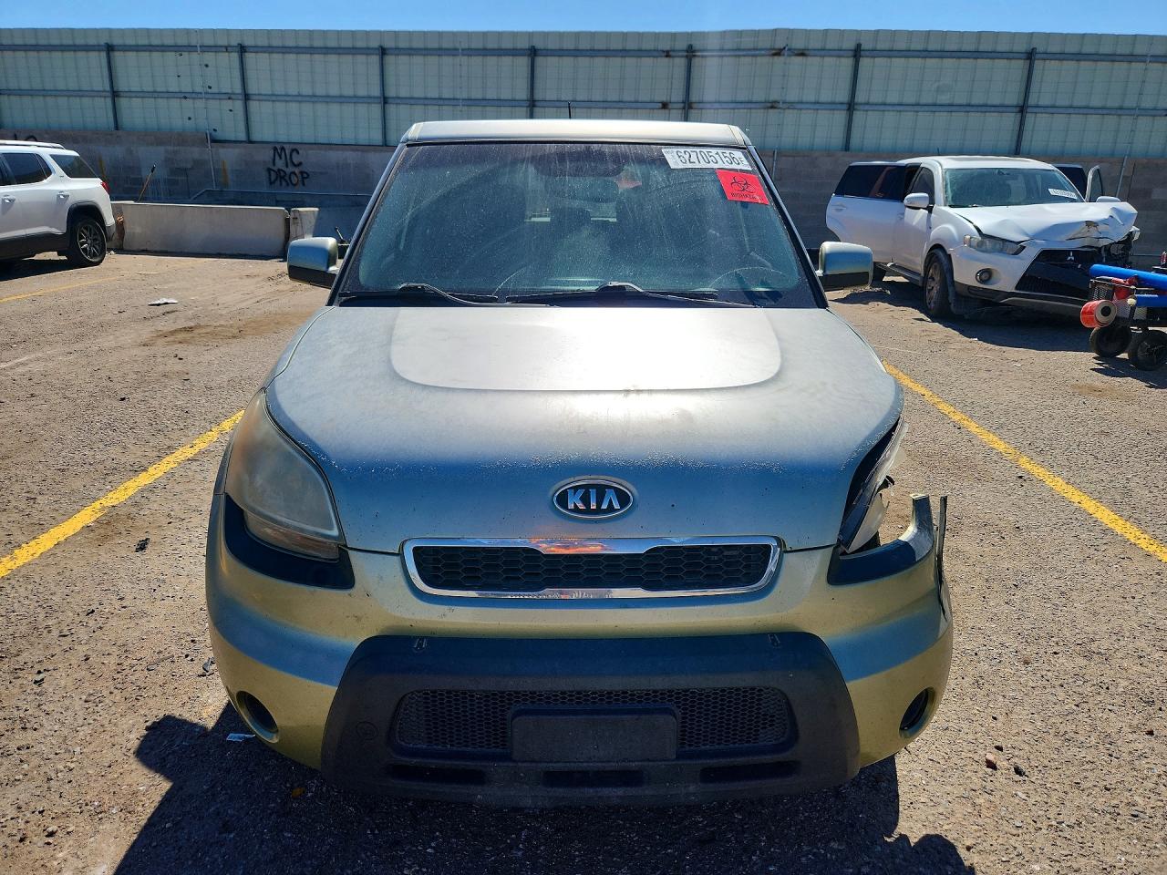 2011 Kia Soul + Зеленый vin: KNDJT2A25B7235138