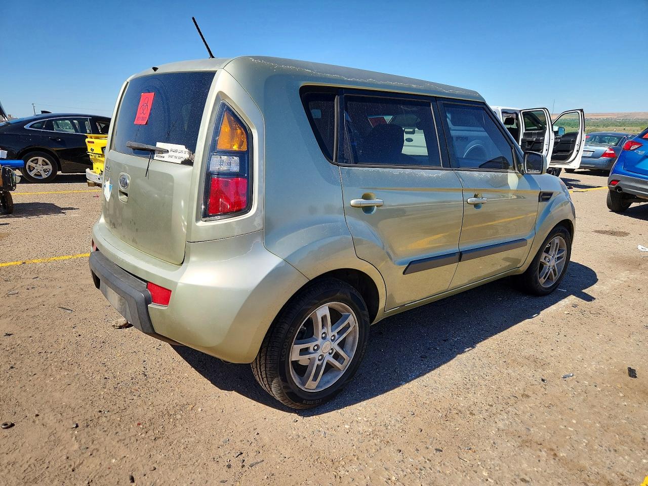 2011 Kia Soul + Зеленый vin: KNDJT2A25B7235138
