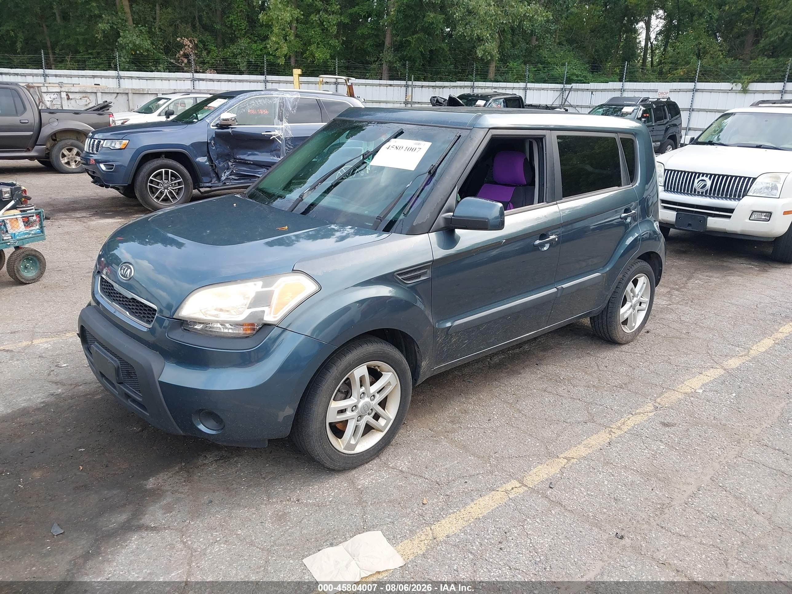 2011 Kia Soul + Серый vin: KNDJT2A25B7251744