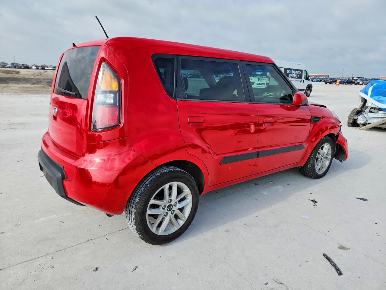 2010 Kia Soul + Красный vin: KNDJT2A26A7069758