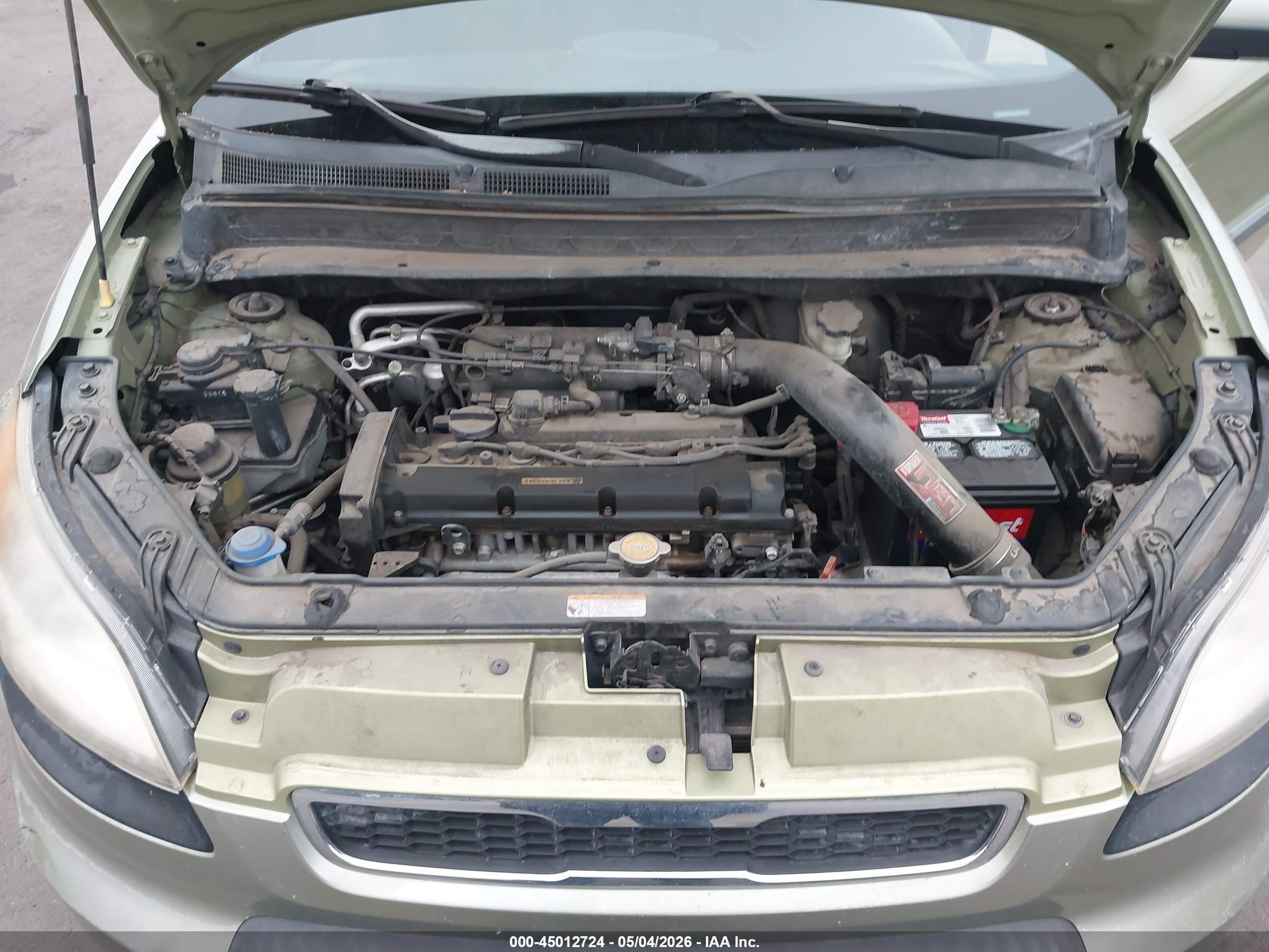 2010 Kia Soul + Green vin: KNDJT2A26A7077584