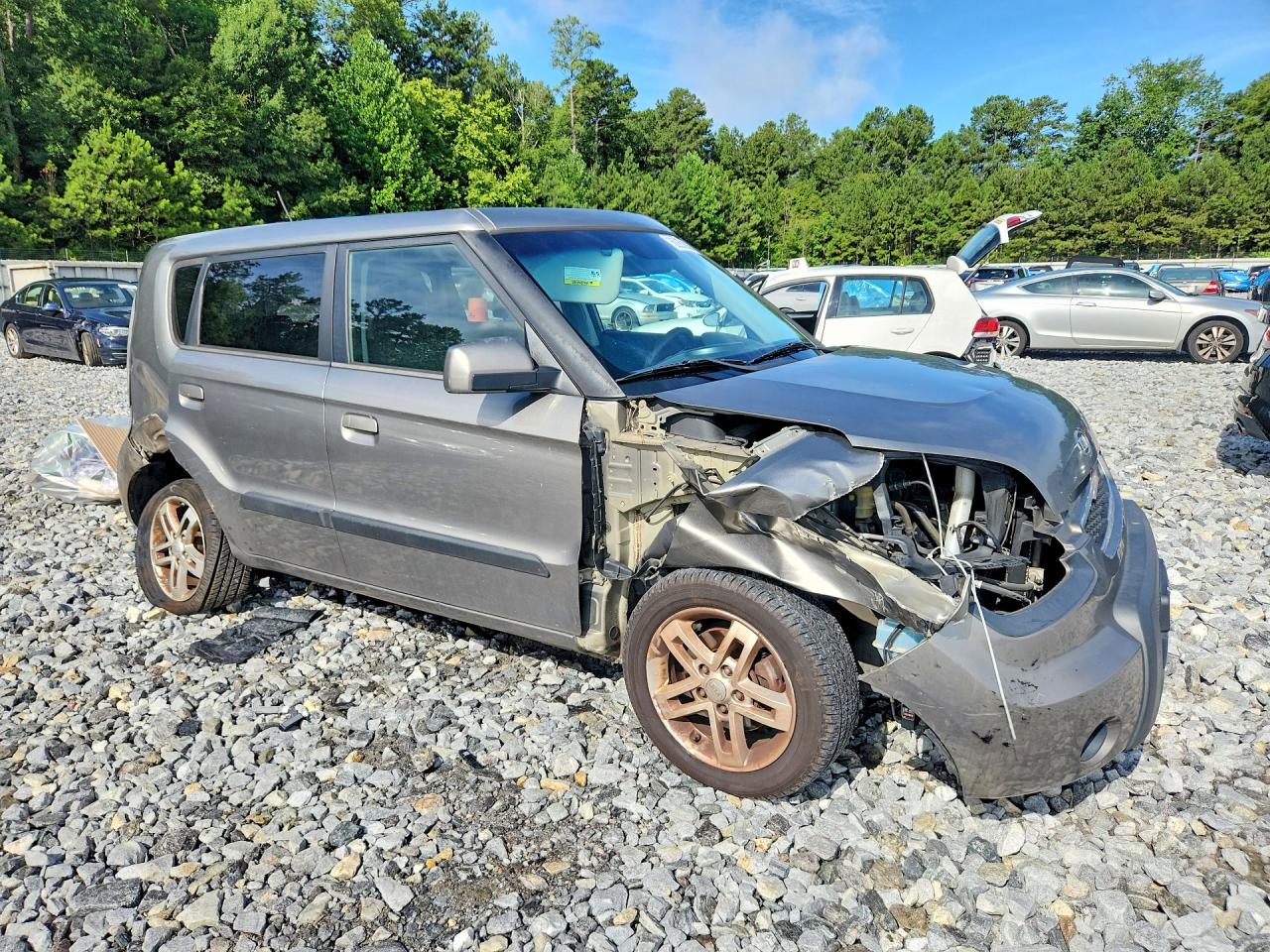 2010 Kia Soul + Gray vin: KNDJT2A26A7149173