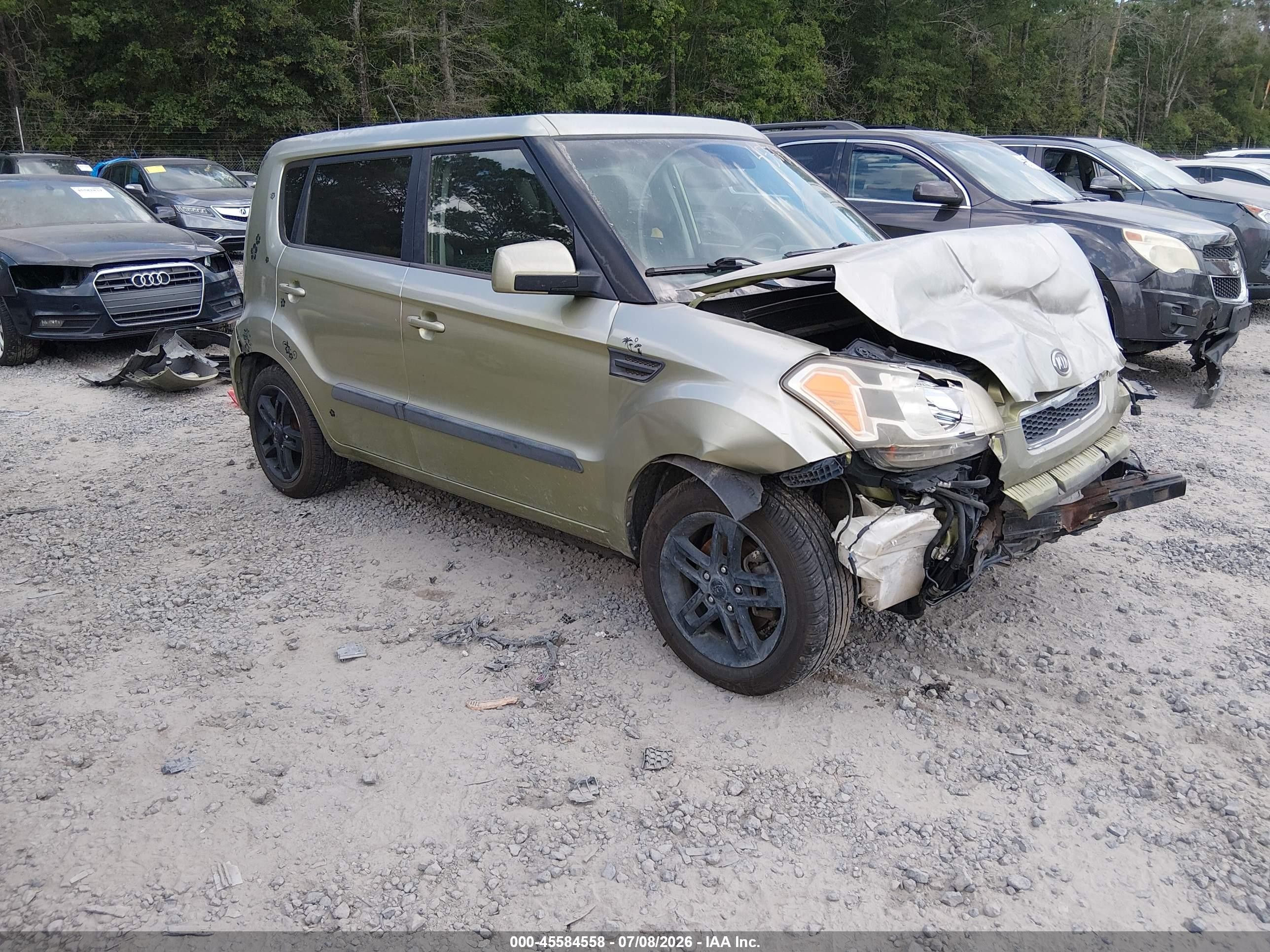 2011 Kia Soul + Green vin: KNDJT2A26B7298149