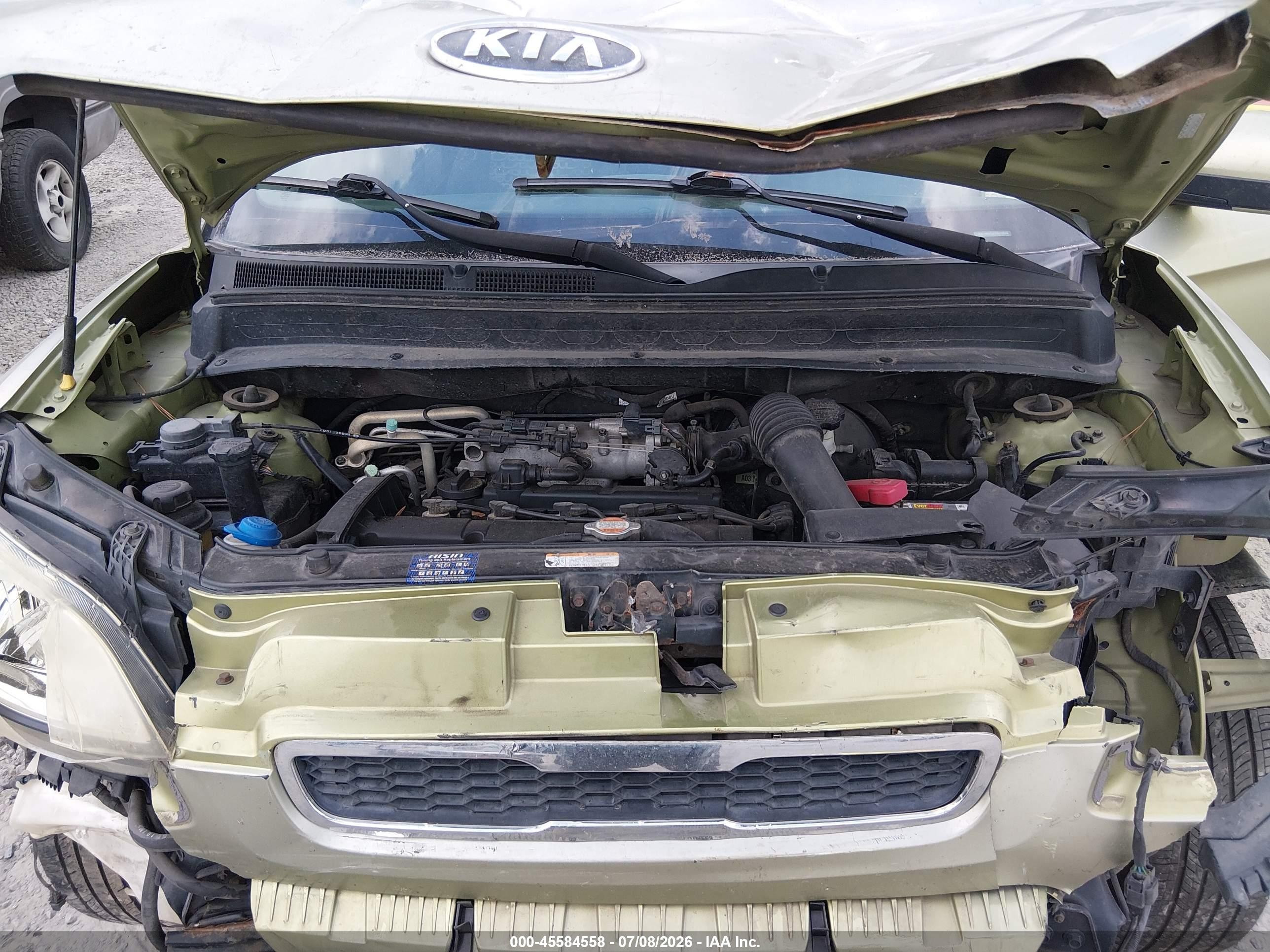 2011 Kia Soul + Green vin: KNDJT2A26B7298149