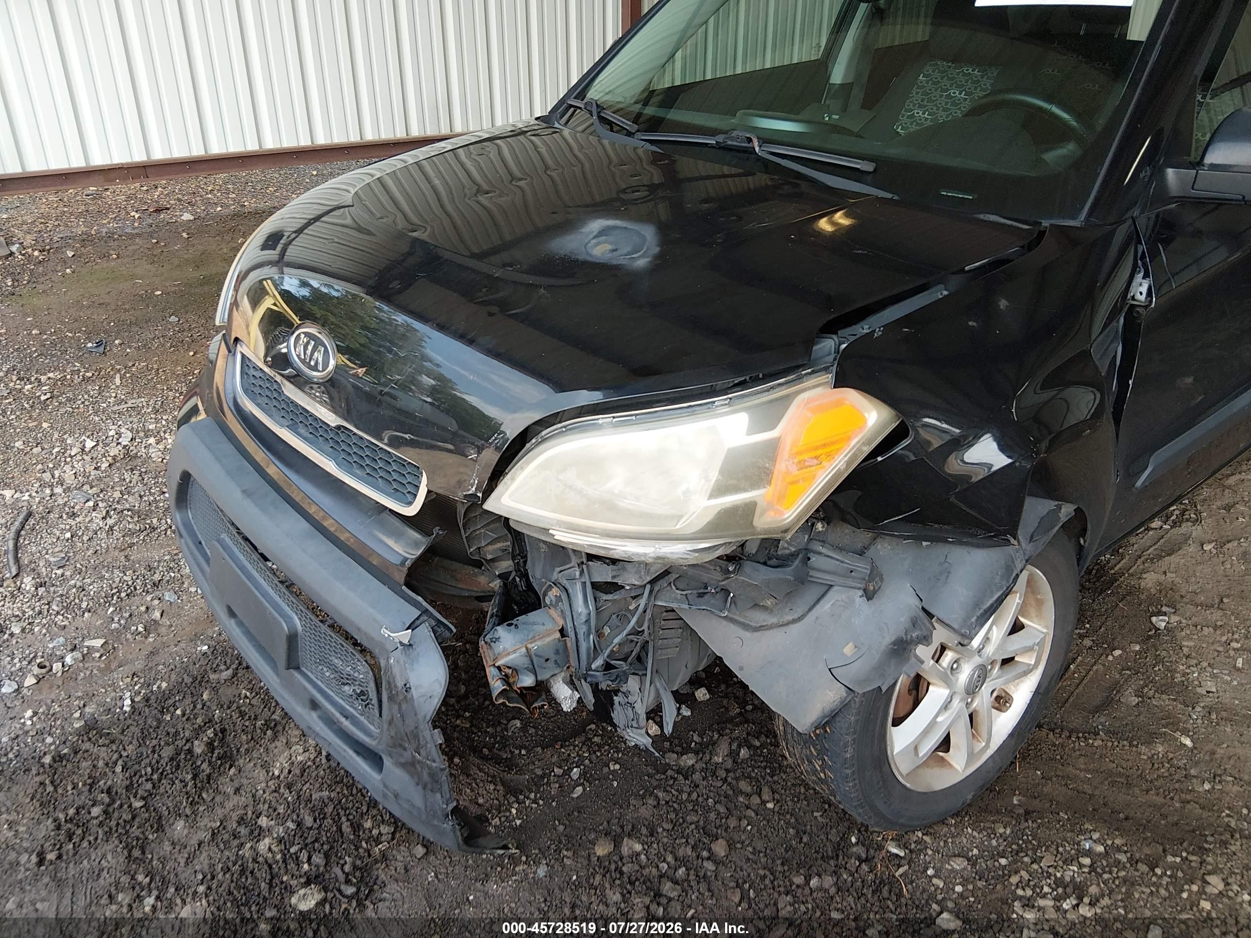 2011 Kia Soul + Черный vin: KNDJT2A26B7710506