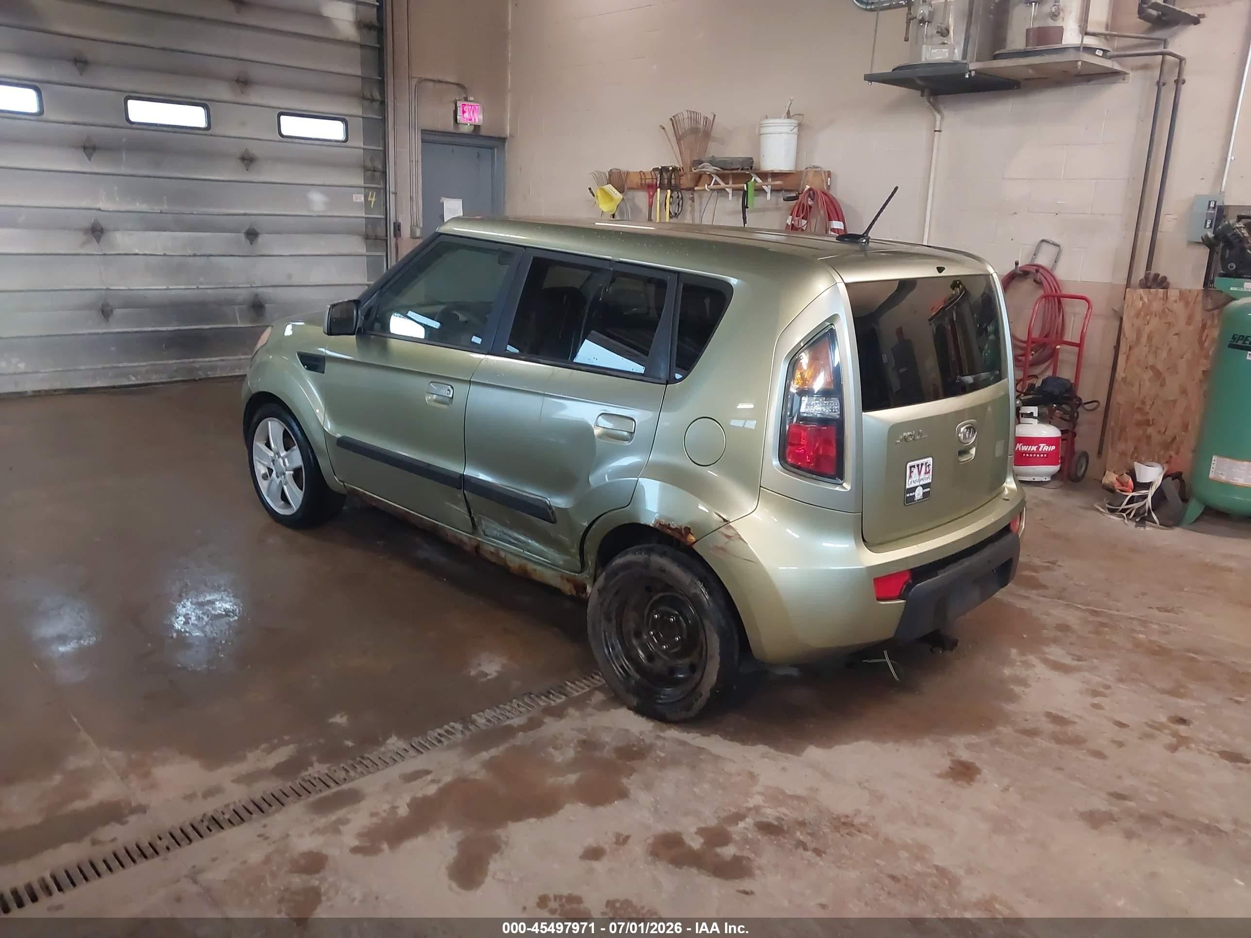2010 Kia Soul ! Зеленый vin: KNDJT2A27A7075259
