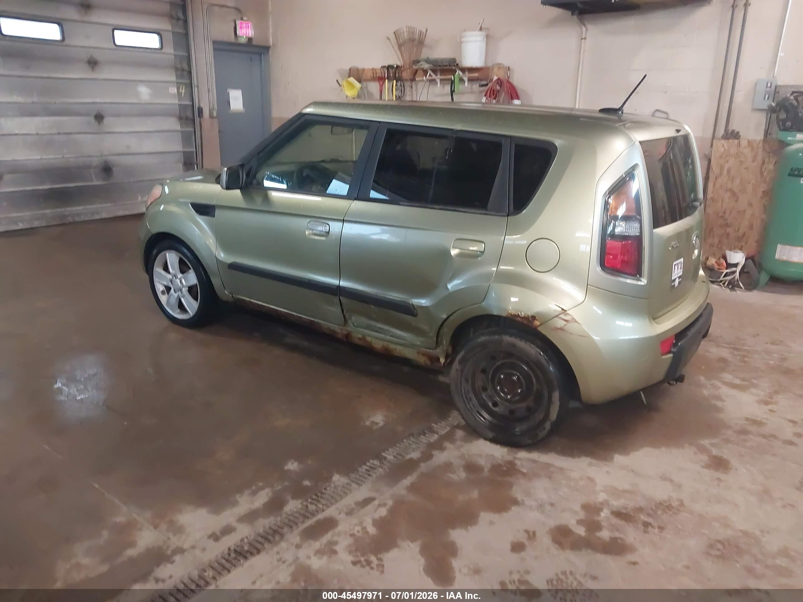 2010 Kia Soul ! Зеленый vin: KNDJT2A27A7075259