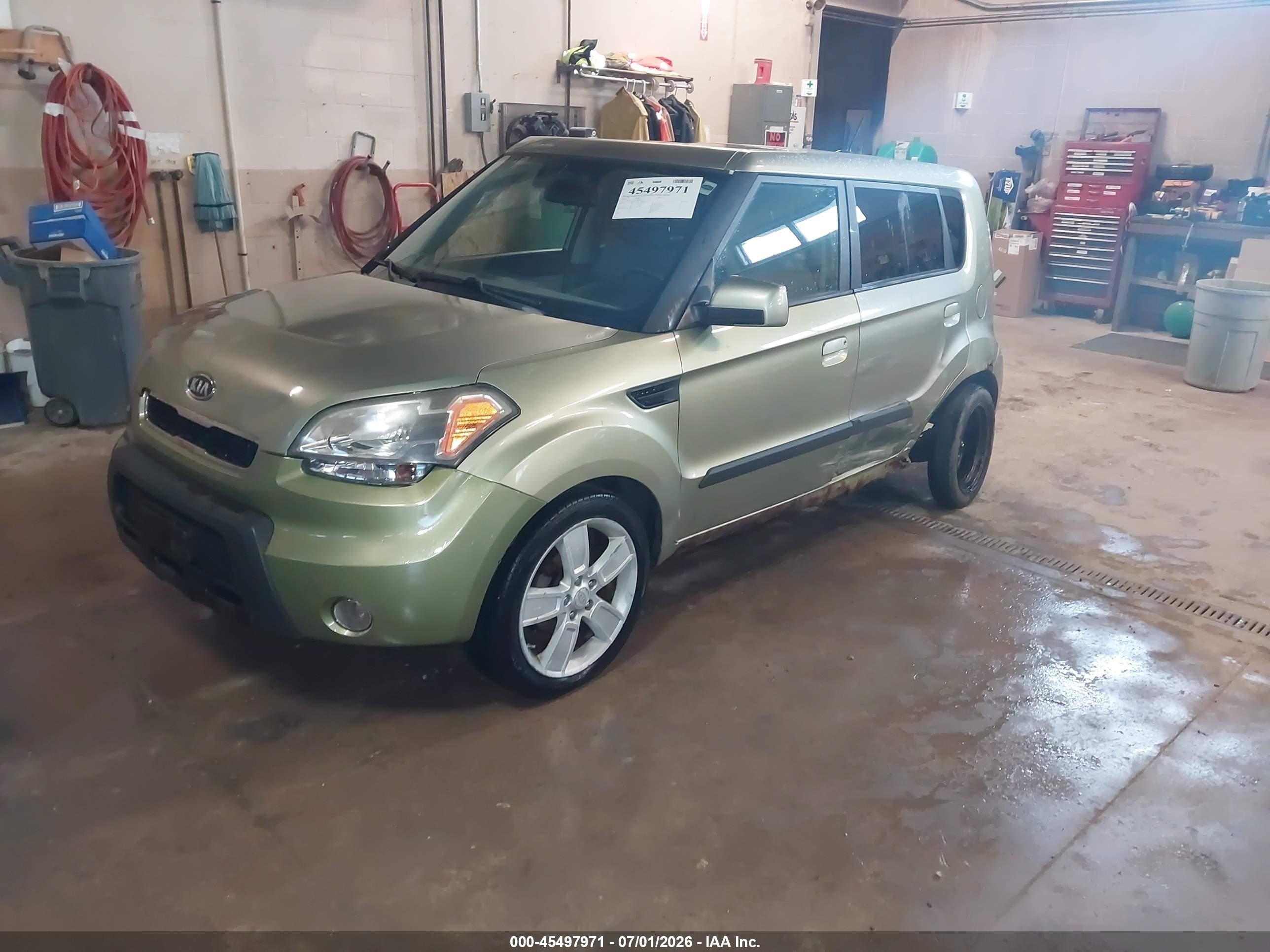 2010 Kia Soul ! Зеленый vin: KNDJT2A27A7075259