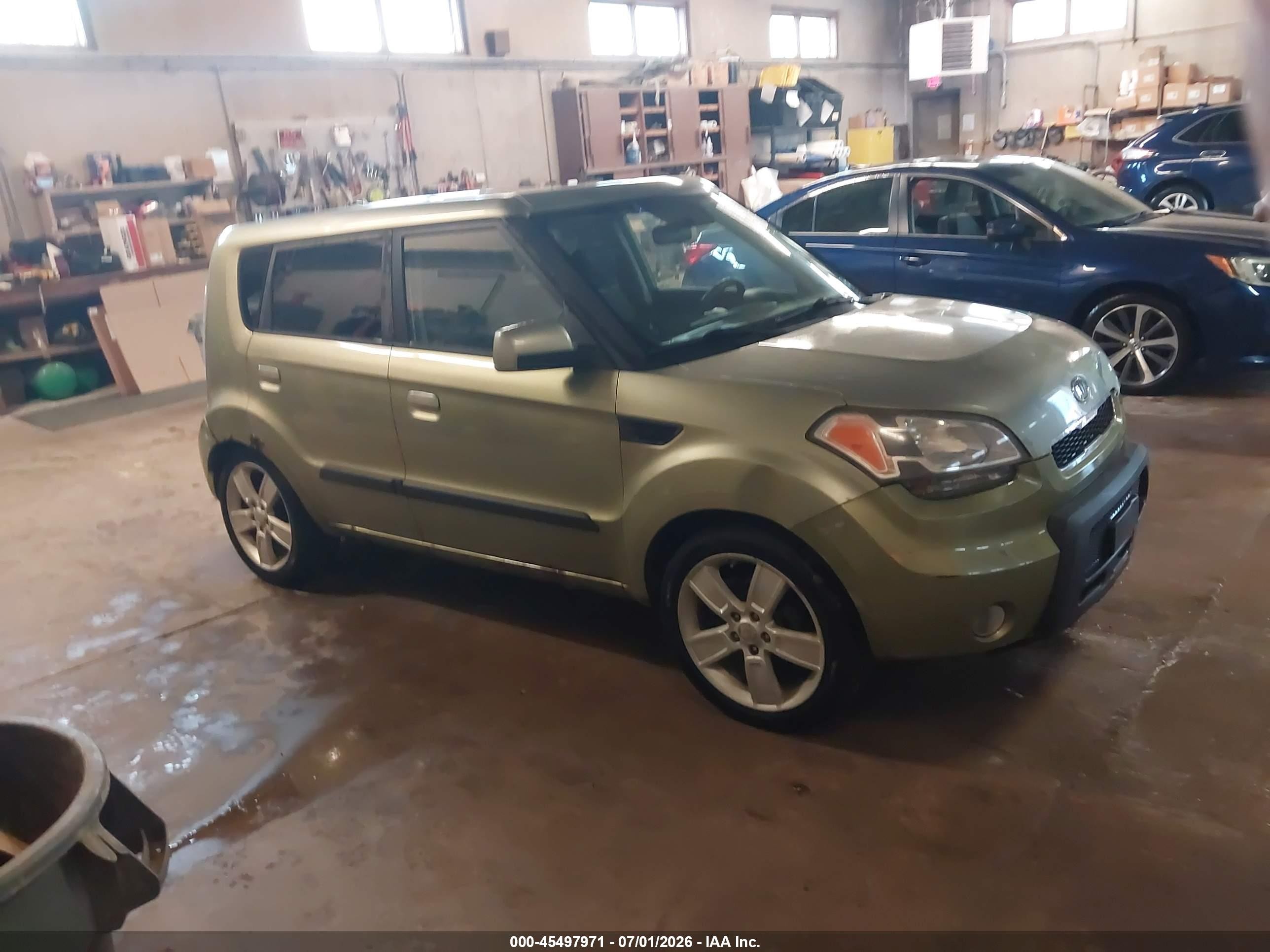 2010 Kia Soul ! Зеленый vin: KNDJT2A27A7075259
