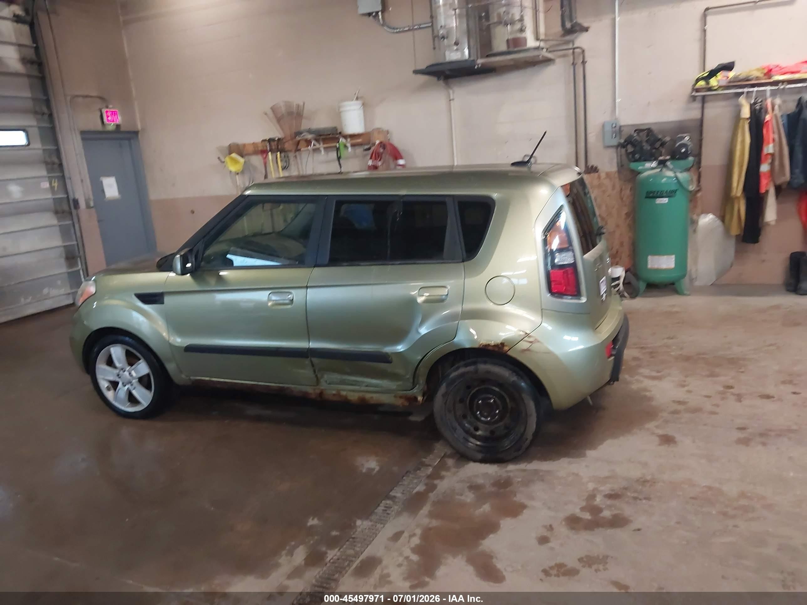 2010 Kia Soul ! Зеленый vin: KNDJT2A27A7075259