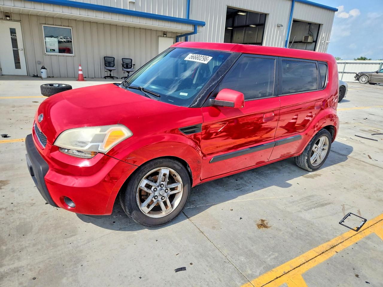 2010 Kia Soul Red vin: KNDJT2A27A7172235