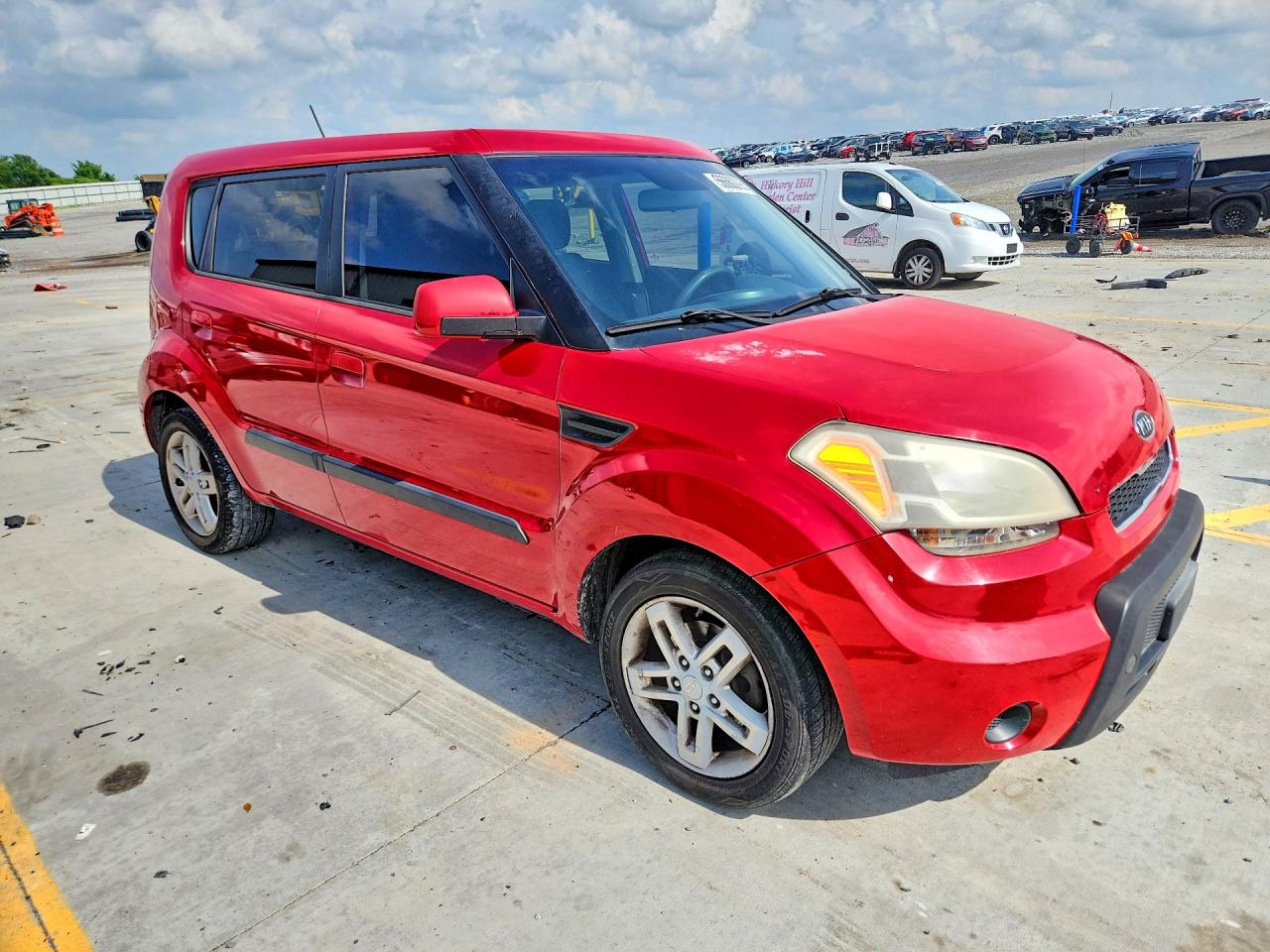 2010 Kia Soul Red vin: KNDJT2A27A7172235