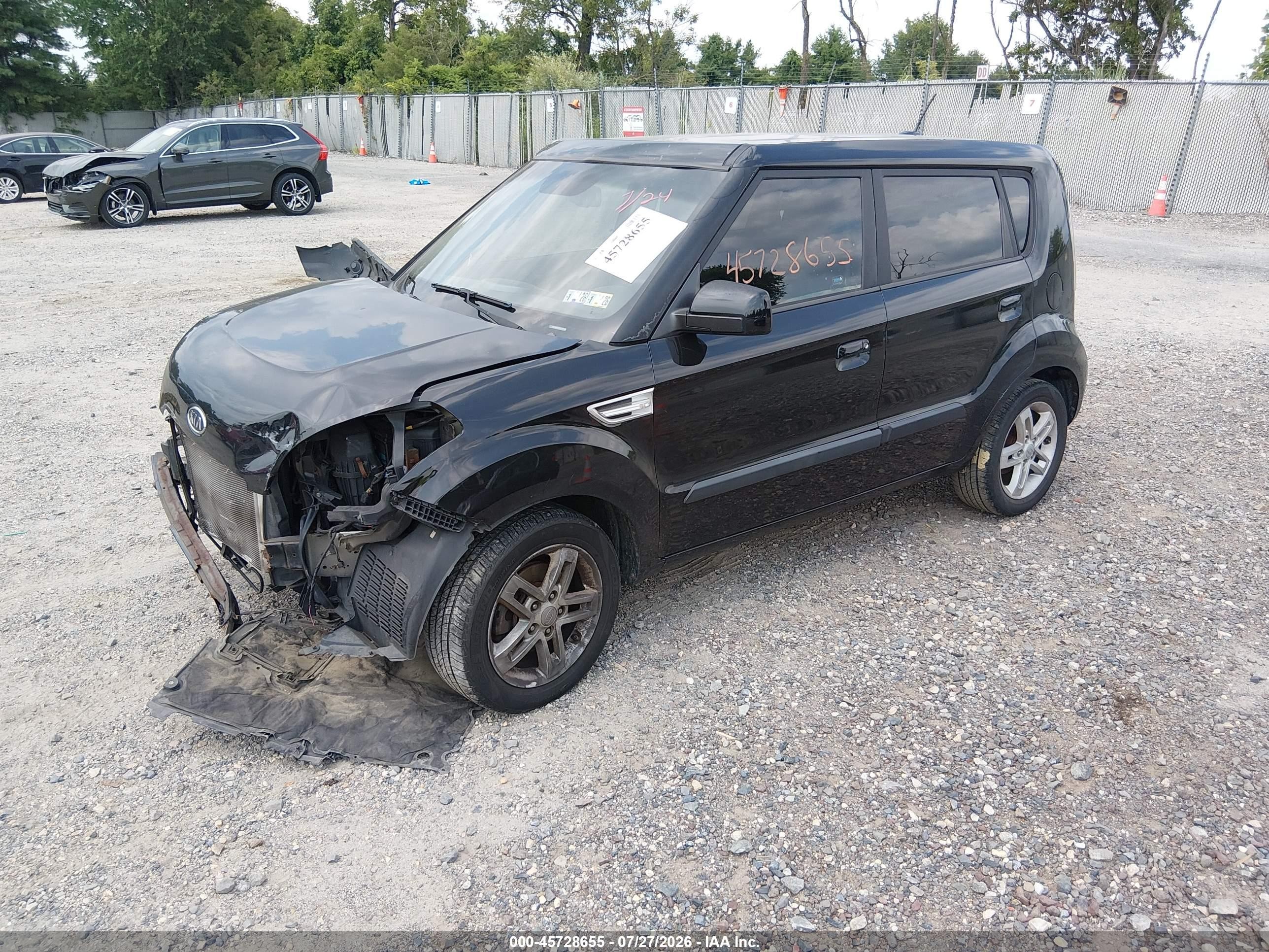 2010 Kia Soul + Черный vin: KNDJT2A27A7184188