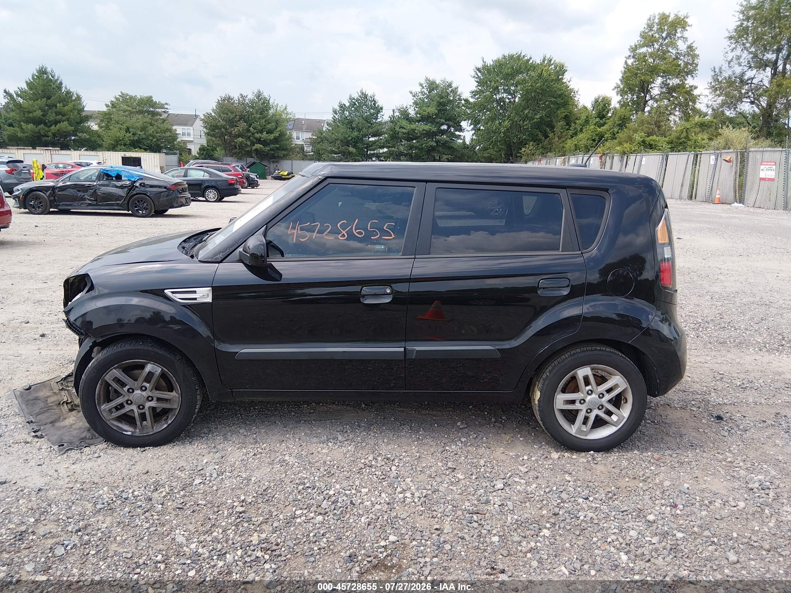 2010 Kia Soul + Черный vin: KNDJT2A27A7184188
