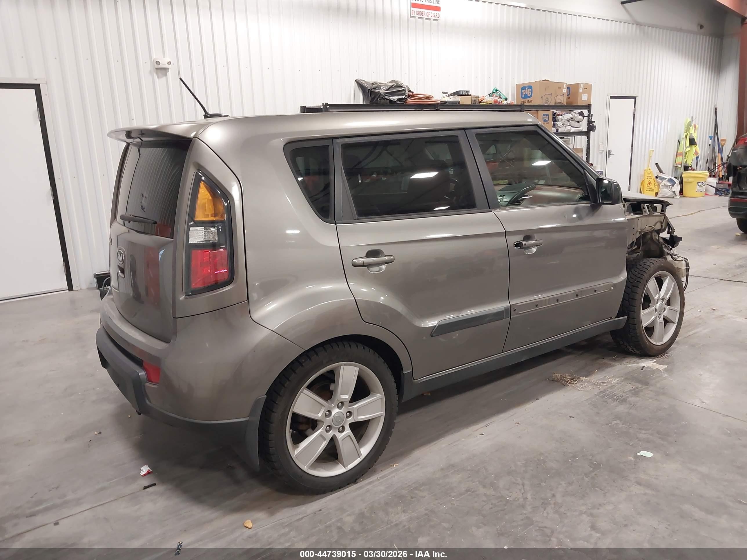 2011 Kia Soul Sport Gray vin: KNDJT2A27B7252359