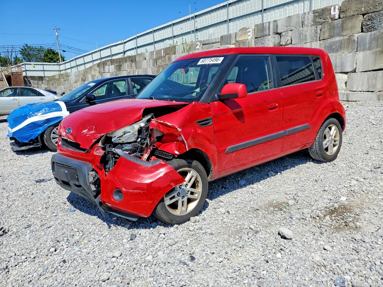 2010 Kia Soul + Красный vin: KNDJT2A28A7116708