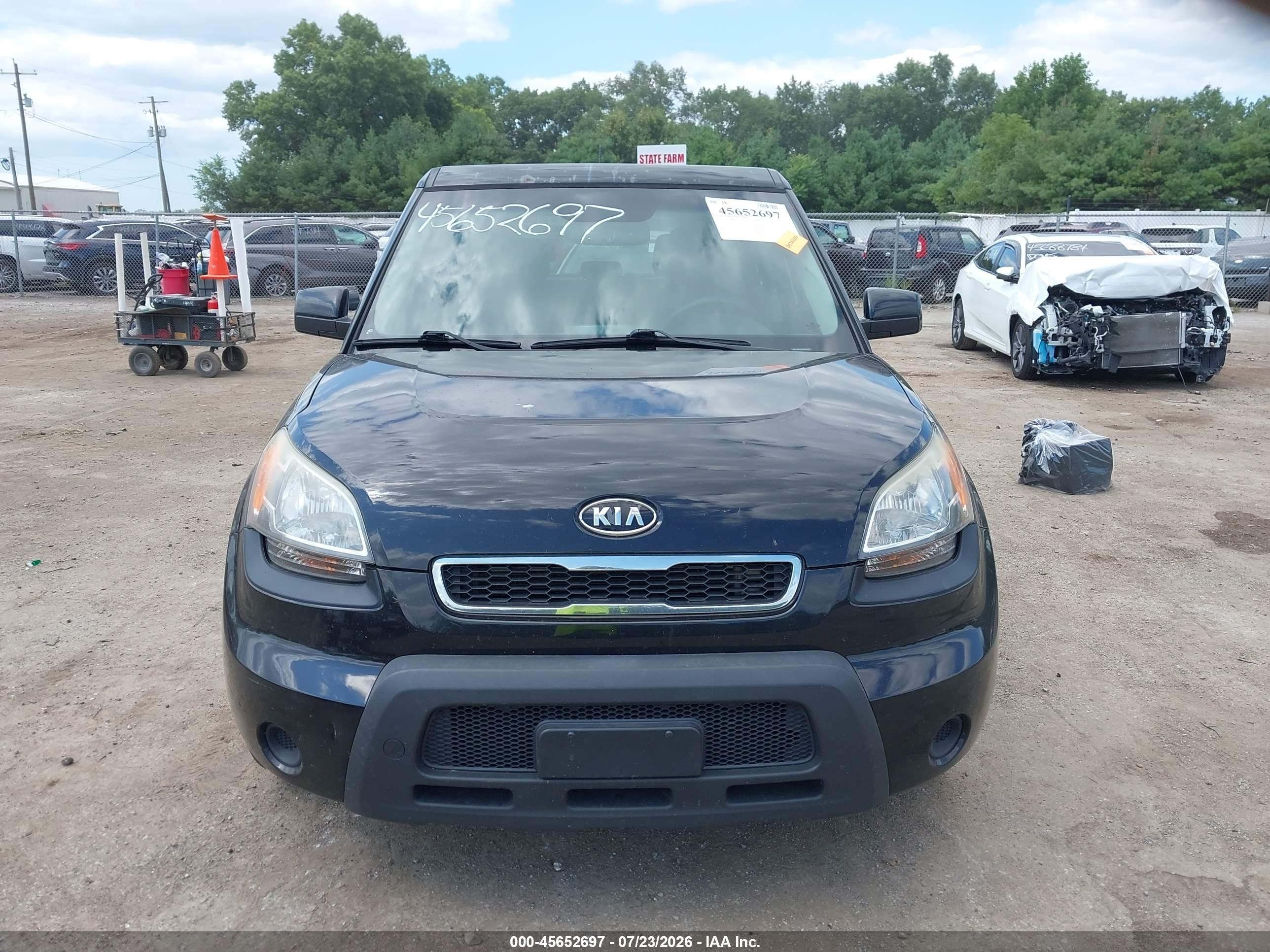 2011 Kia Soul + Черный vin: KNDJT2A28B7195430