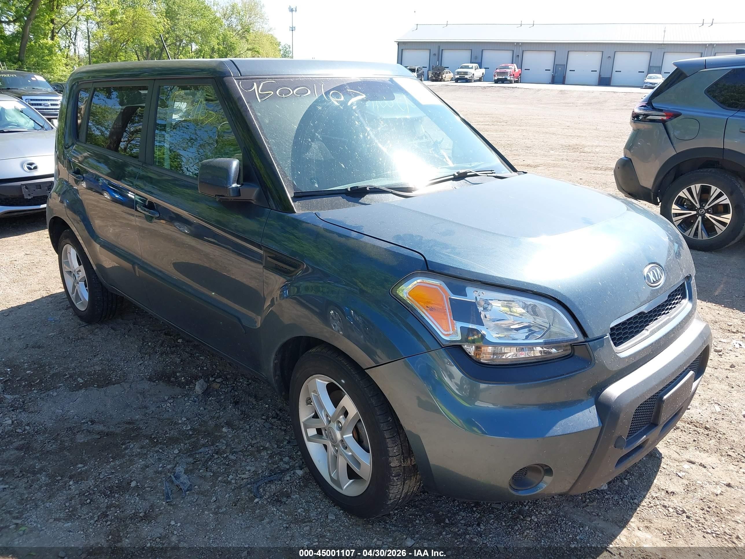 2011 Kia Soul + Teal vin: KNDJT2A28B7259238
