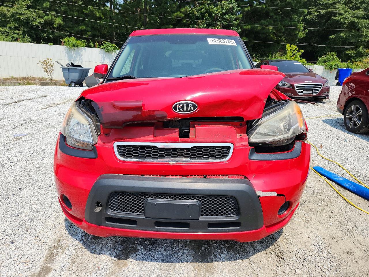 2011 Kia Soul + Red vin: KNDJT2A28B7304016