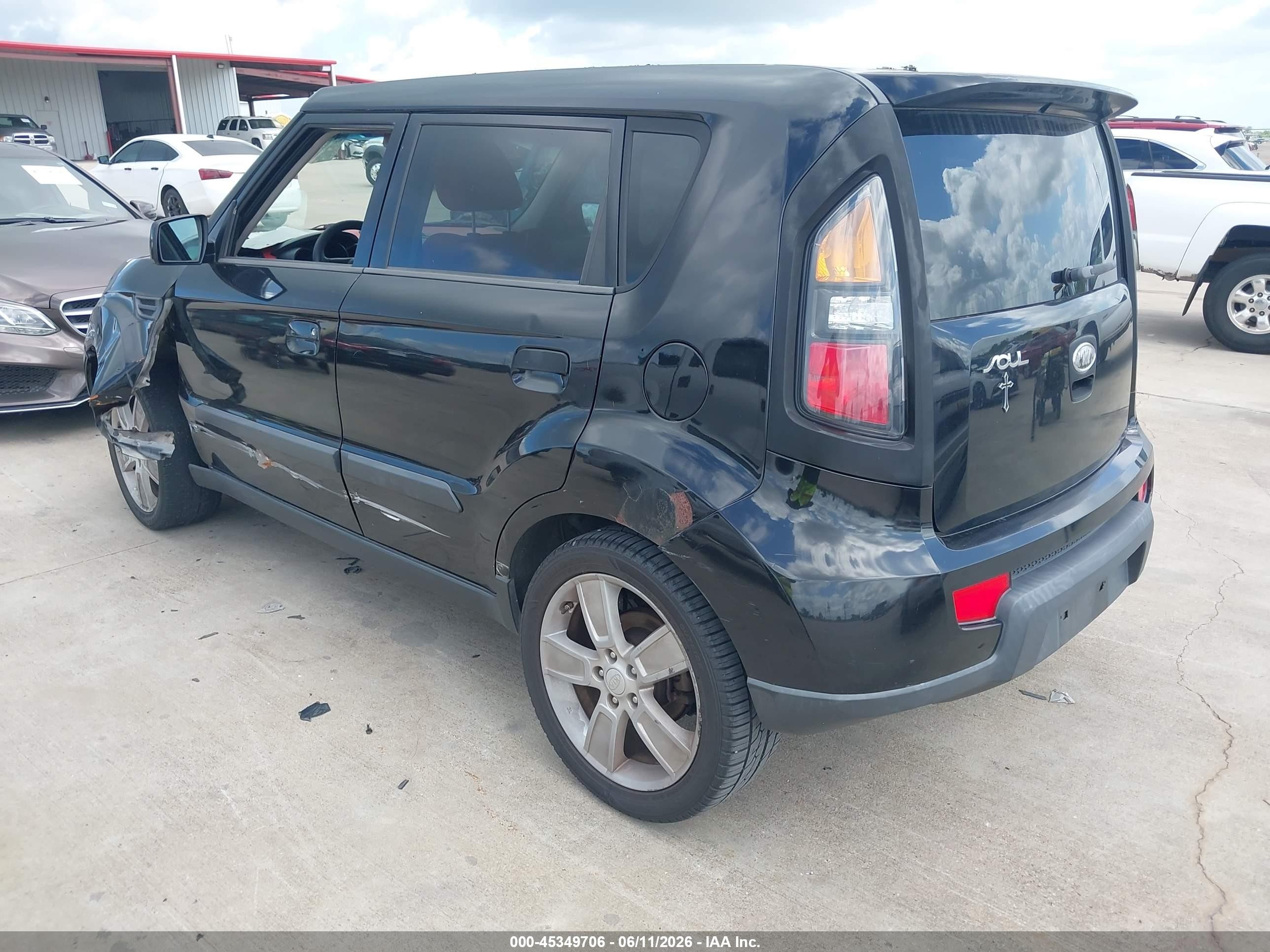 2010 Kia Soul Sport Black vin: KNDJT2A29A7079099
