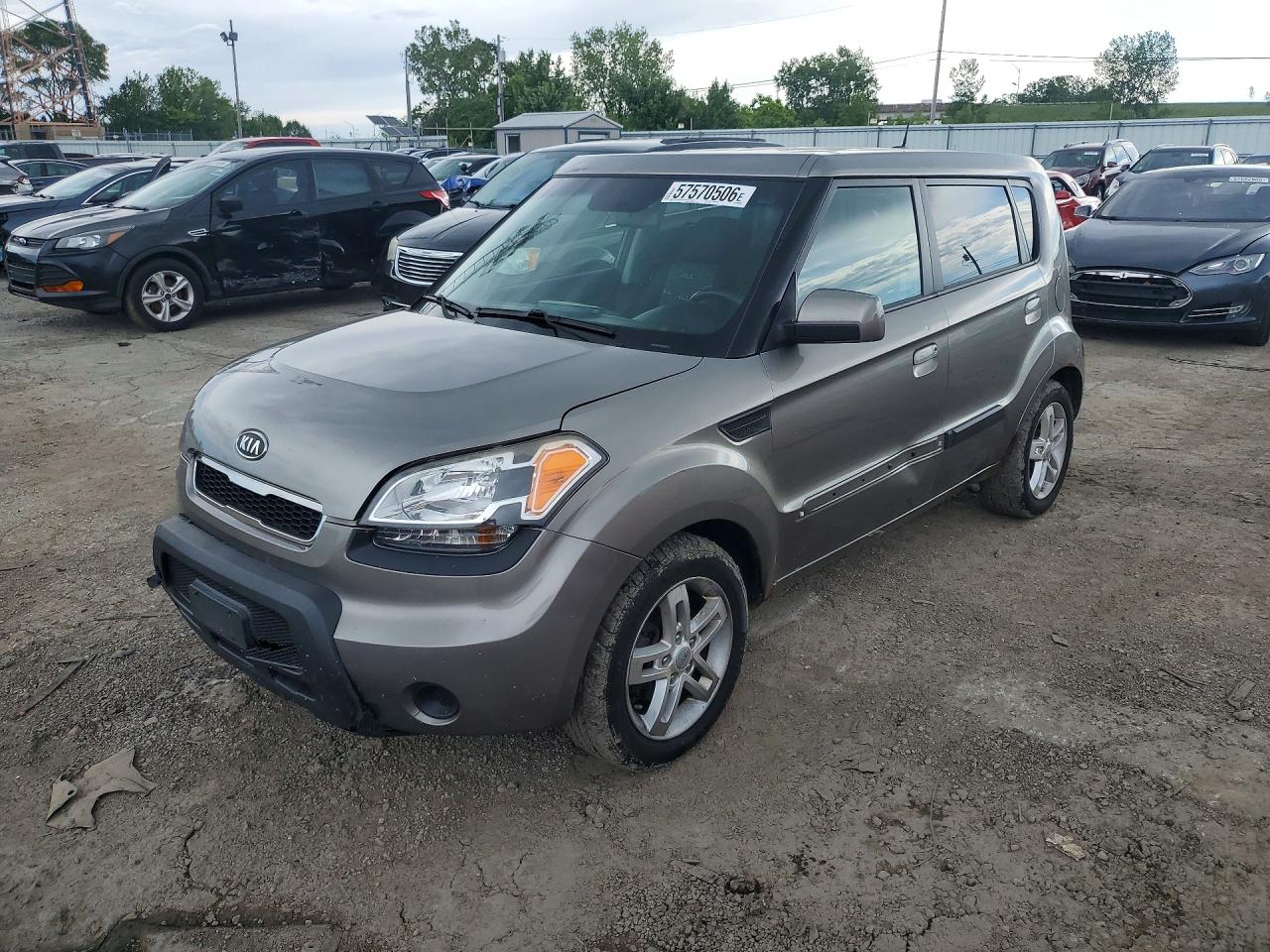 2010 Kia Soul + Gray vin: KNDJT2A29A7118659