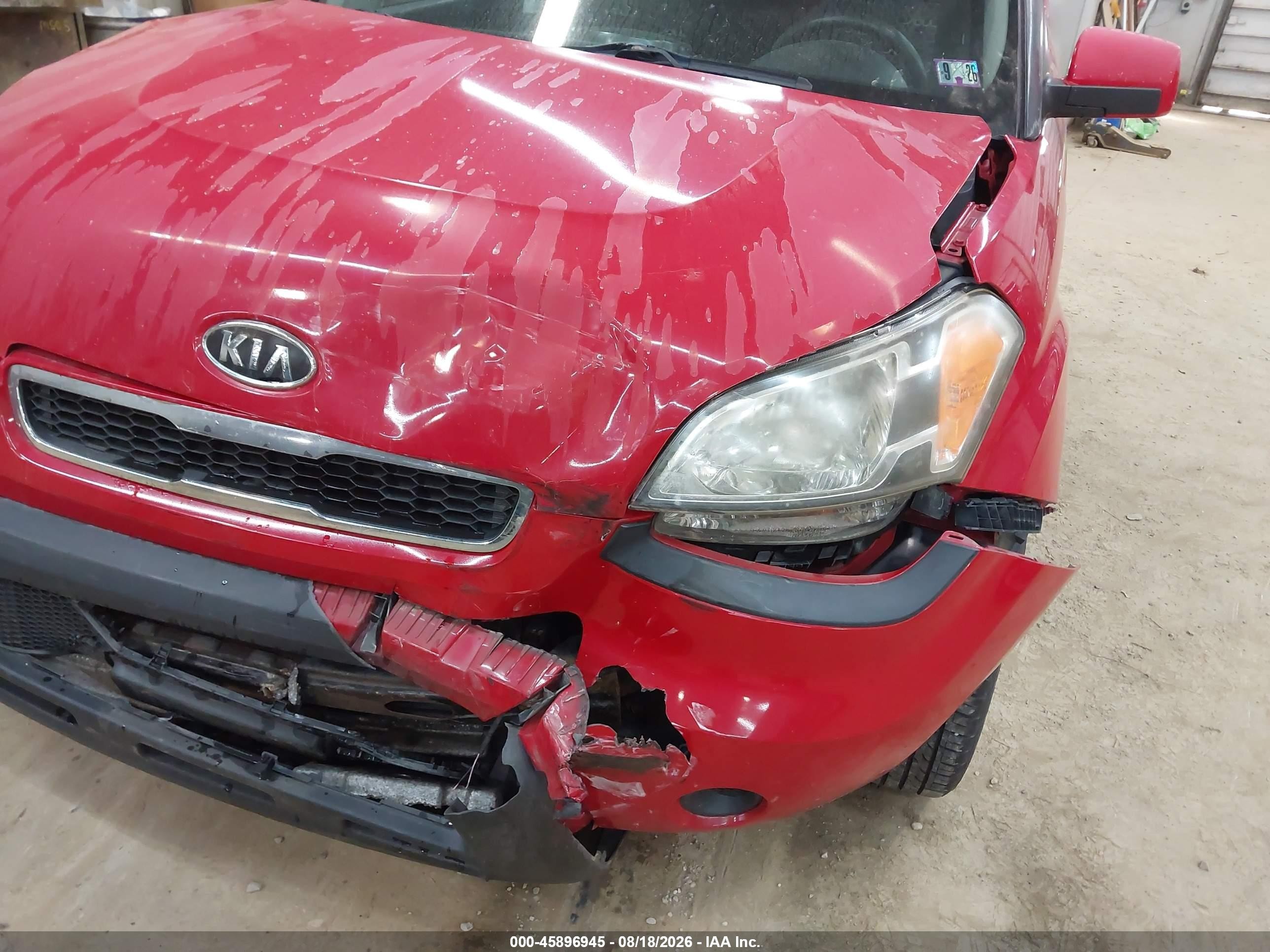 2010 Kia Soul + Красный vin: KNDJT2A29A7180577