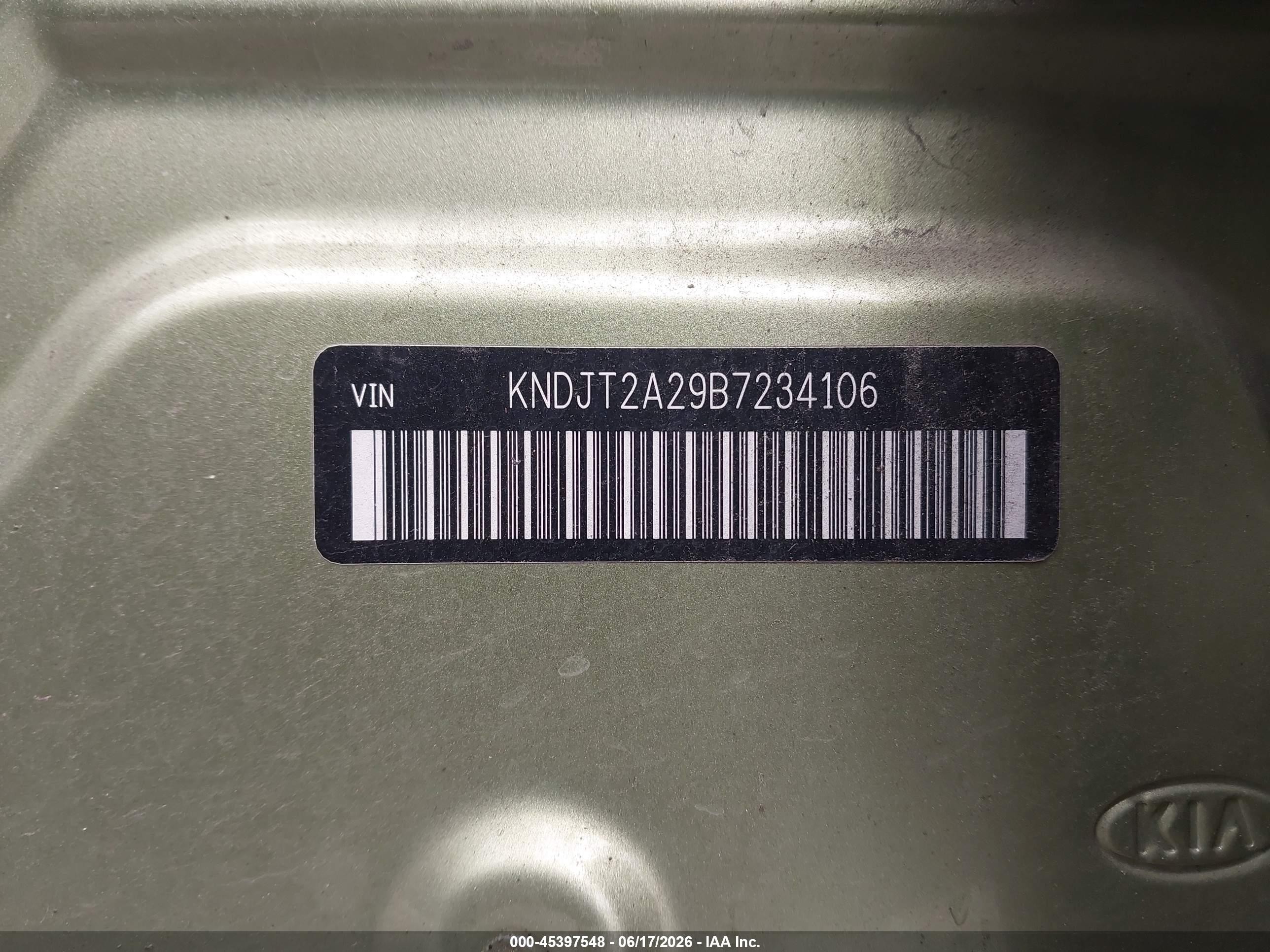 2011 Kia Soul ! Green vin: KNDJT2A29B7234106