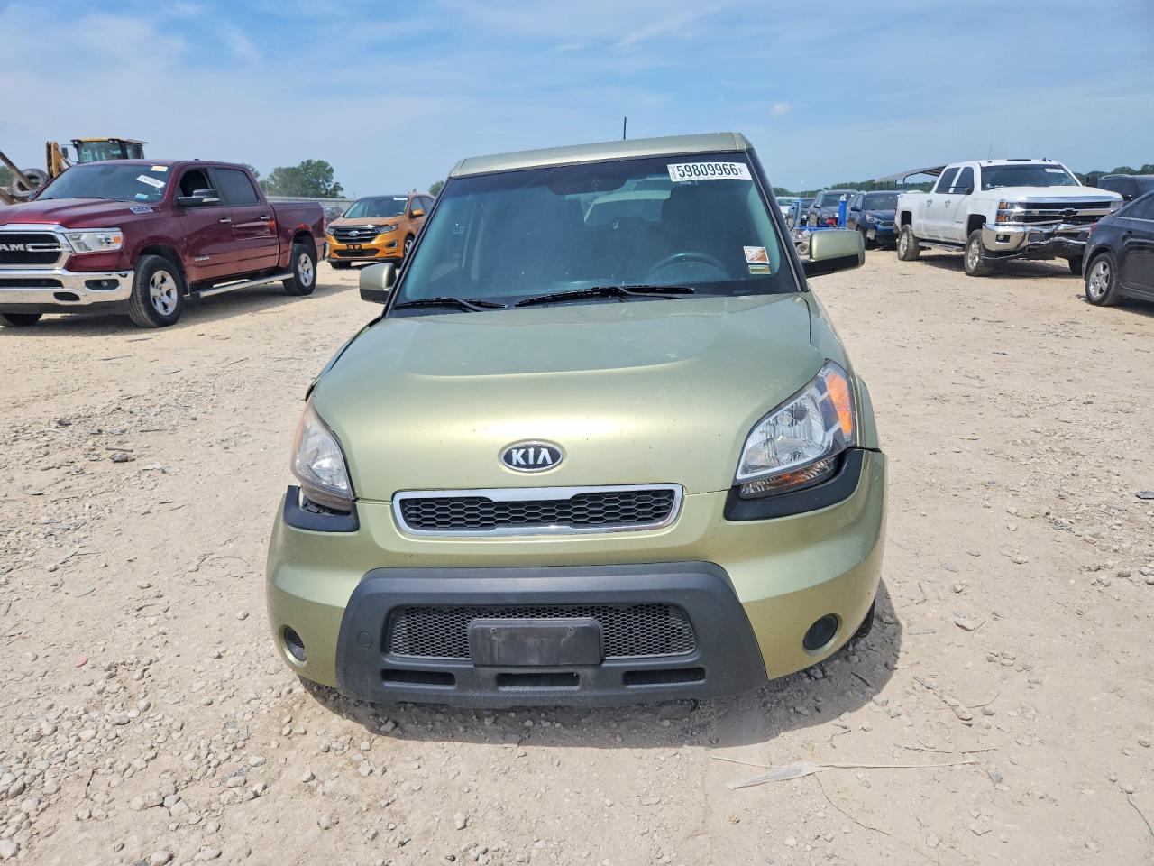 2011 Kia Soul + Green vin: KNDJT2A29B7256767