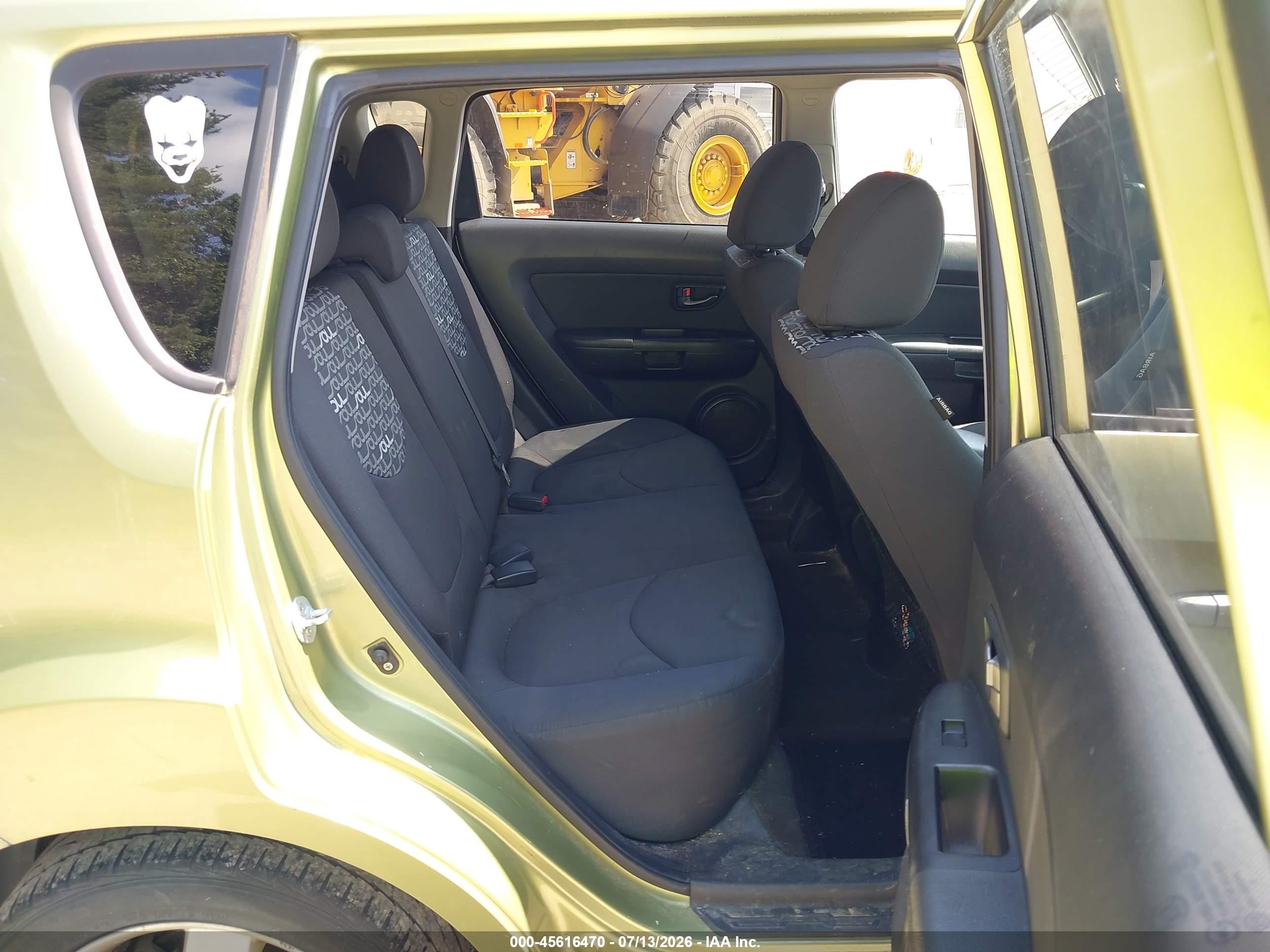 2011 Kia Soul + Зеленый vin: KNDJT2A29B7279059