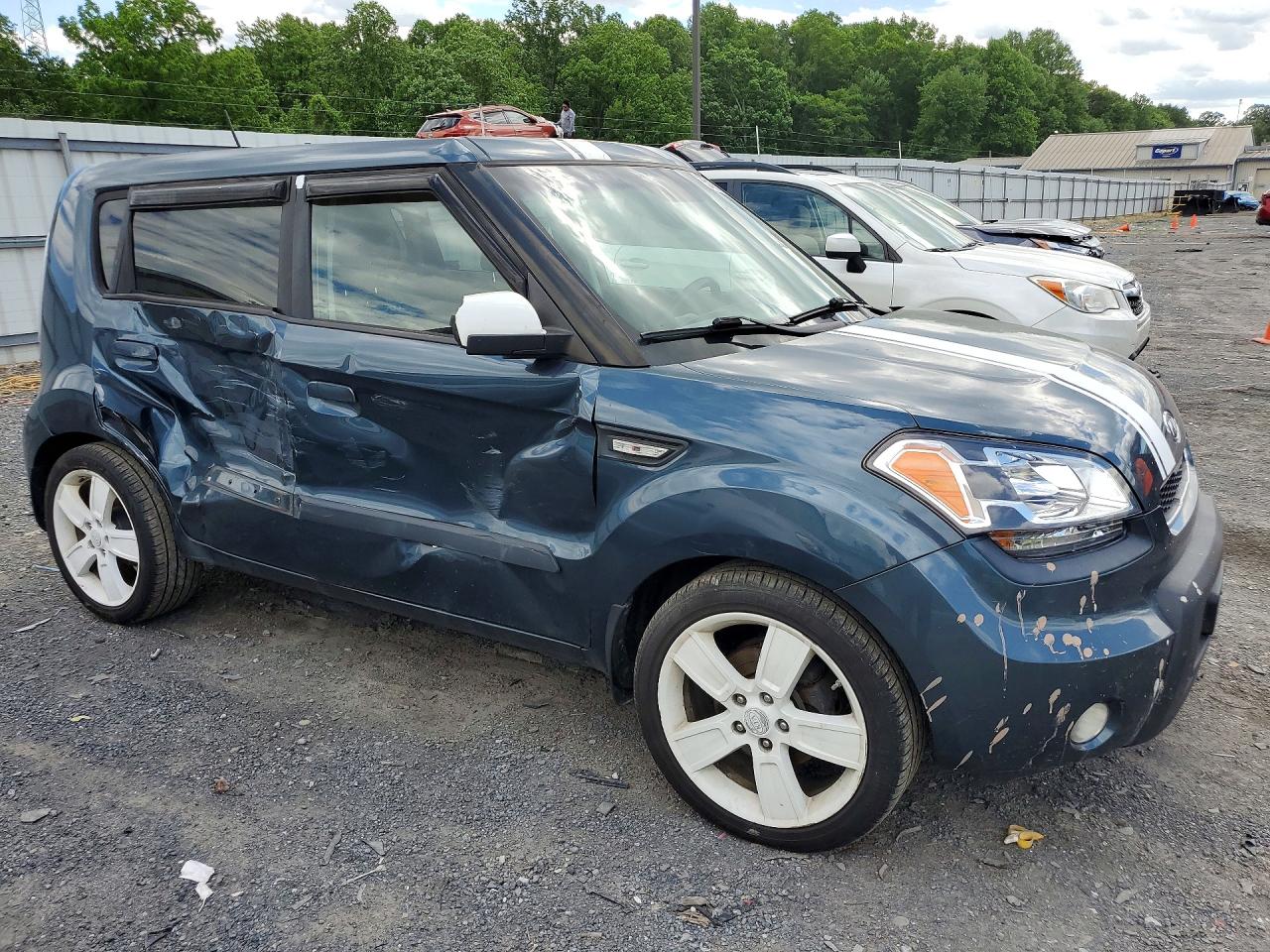 2010 Kia Soul + Синий vin: KNDJT2A2XA7072856