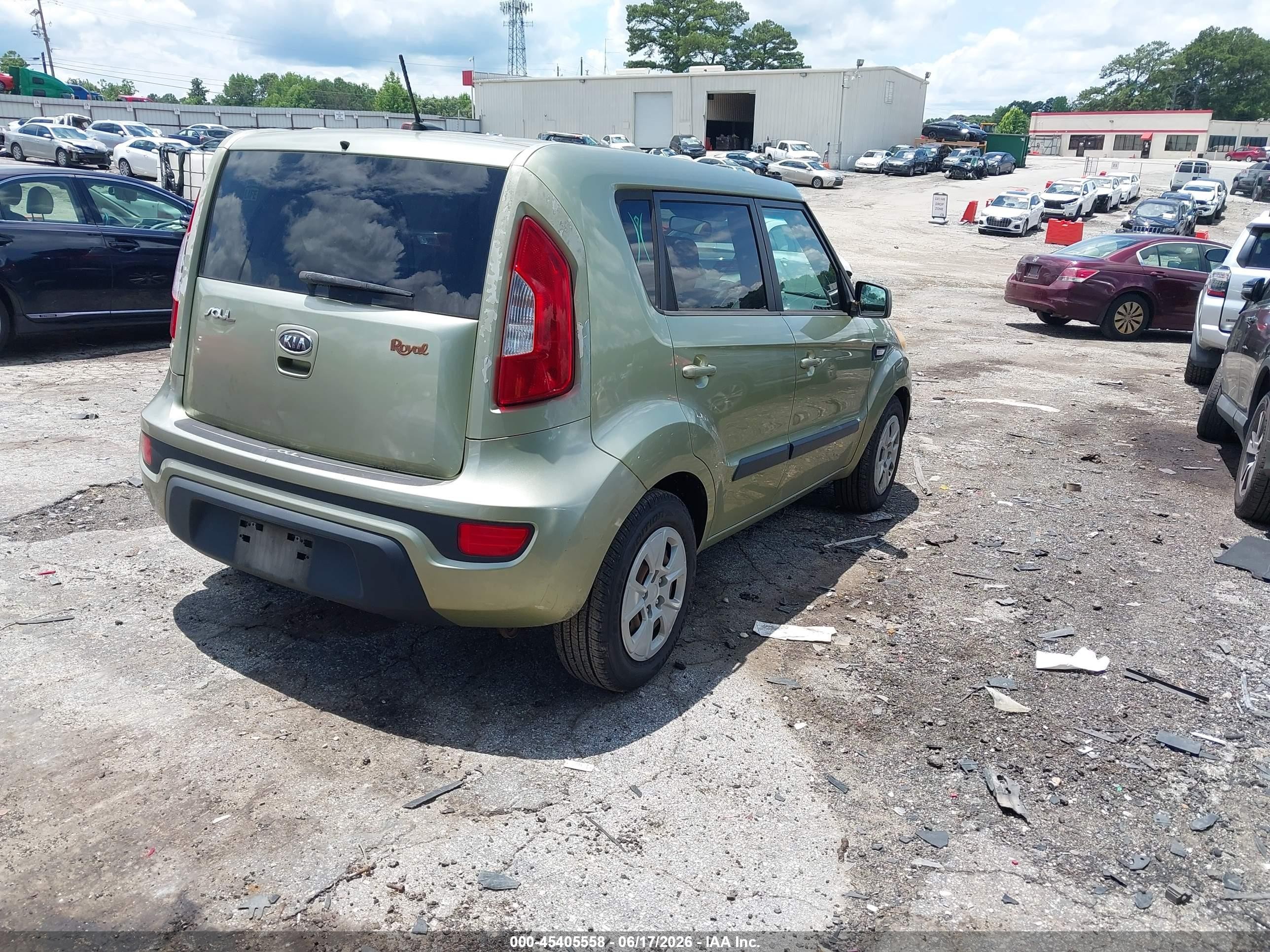2012 Kia Soul   Green vin: KNDJT2A50C7433220