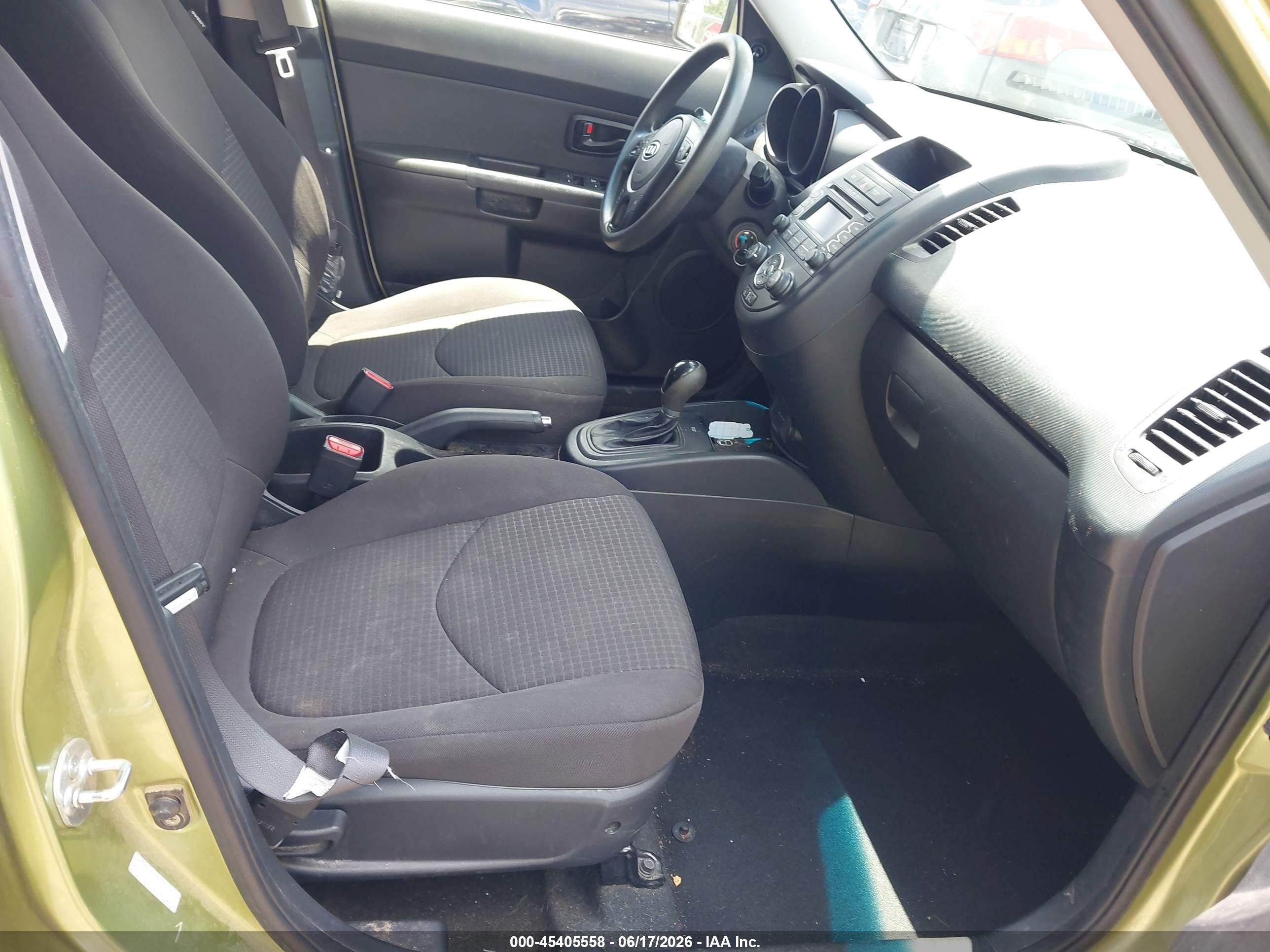 2012 Kia Soul   Green vin: KNDJT2A50C7433220