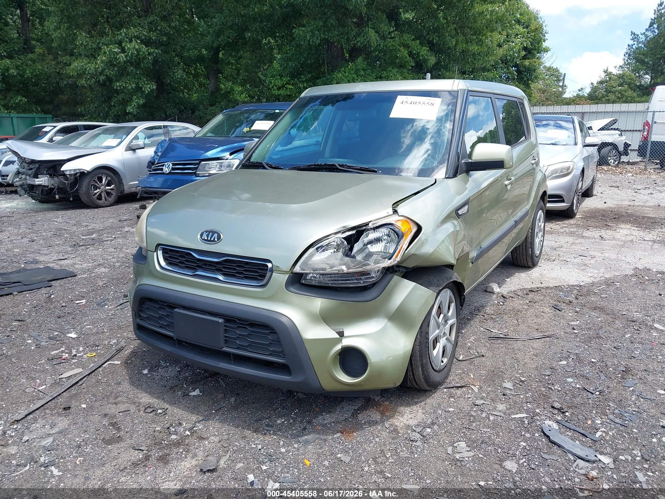 2012 Kia Soul   Green vin: KNDJT2A50C7433220