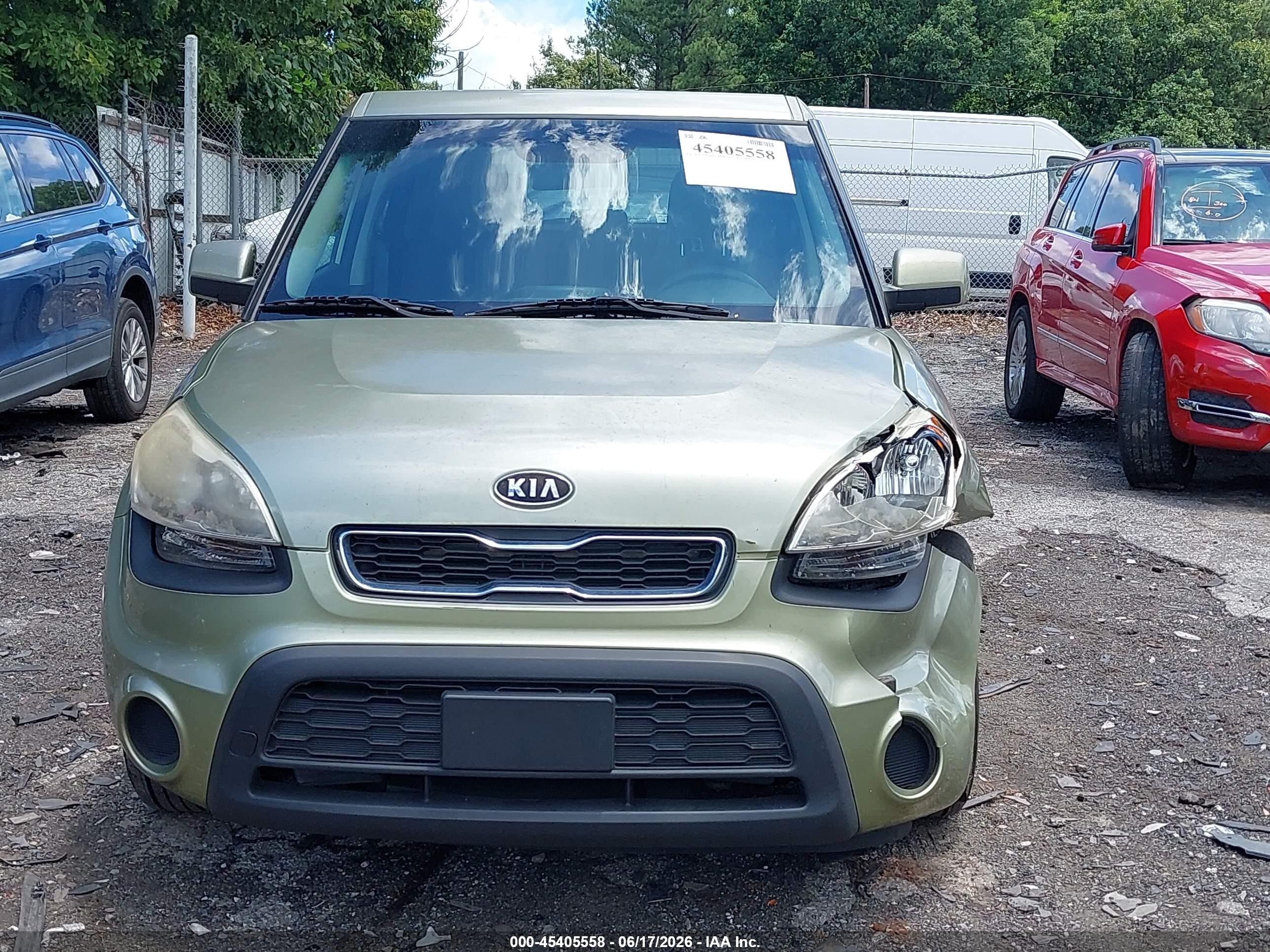 2012 Kia Soul   Green vin: KNDJT2A50C7433220