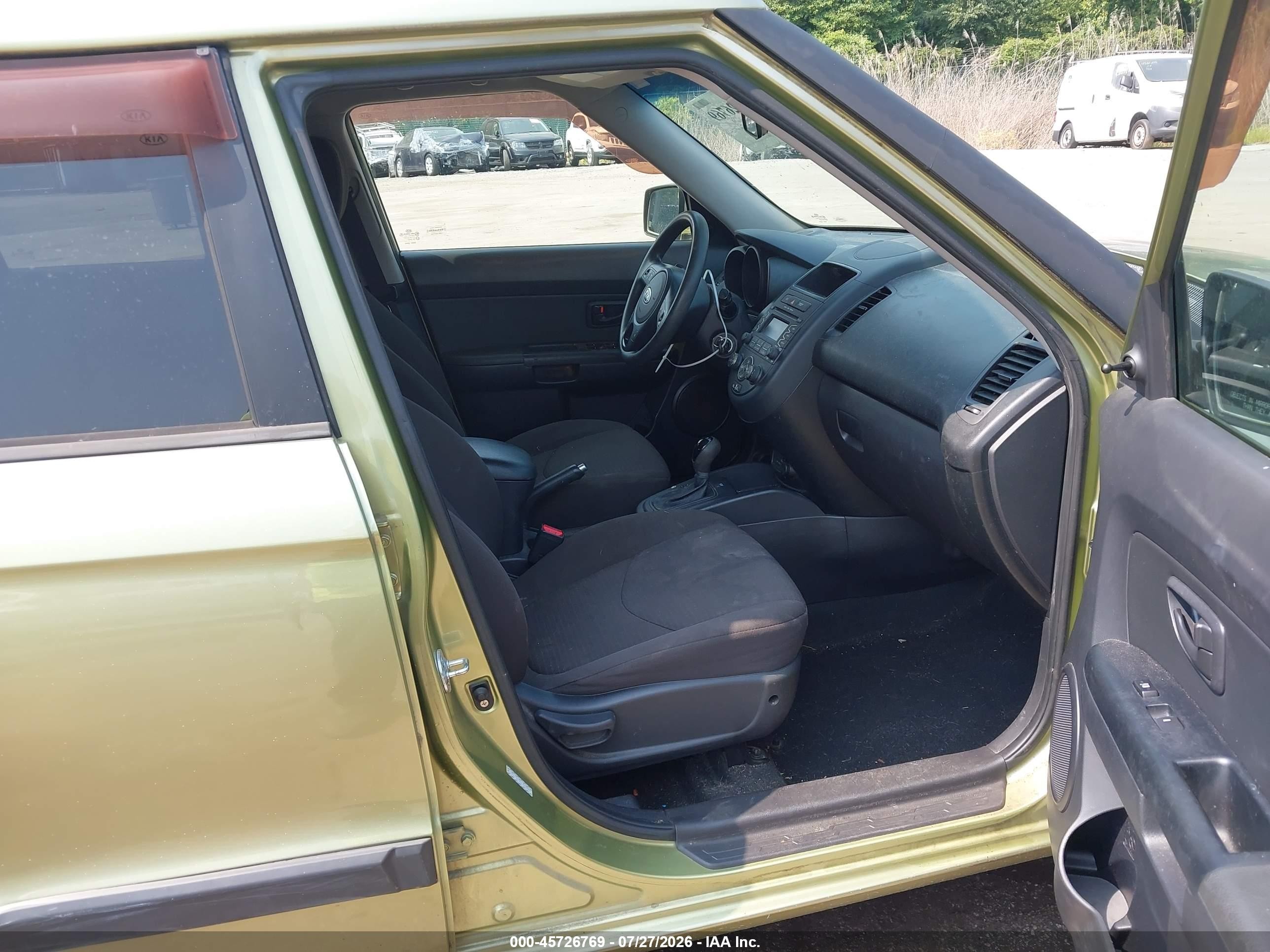2012 Kia Soul   Green vin: KNDJT2A50C7473622