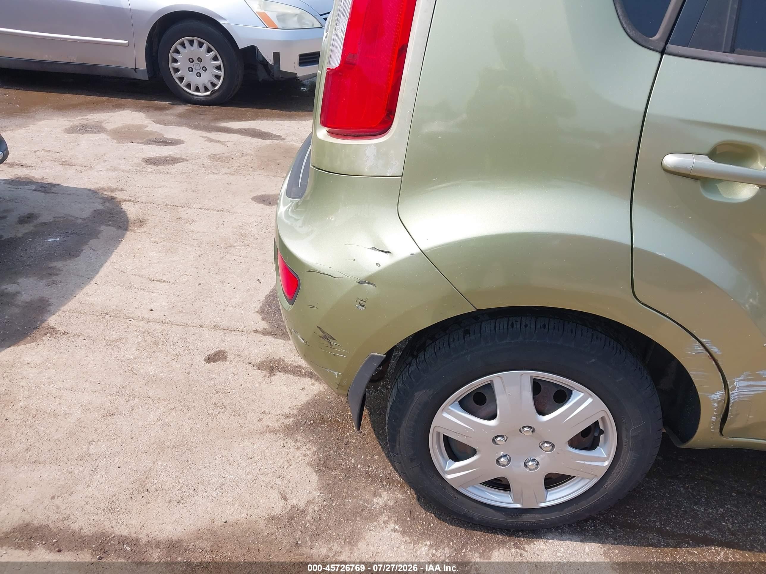 2012 Kia Soul   Green vin: KNDJT2A50C7473622