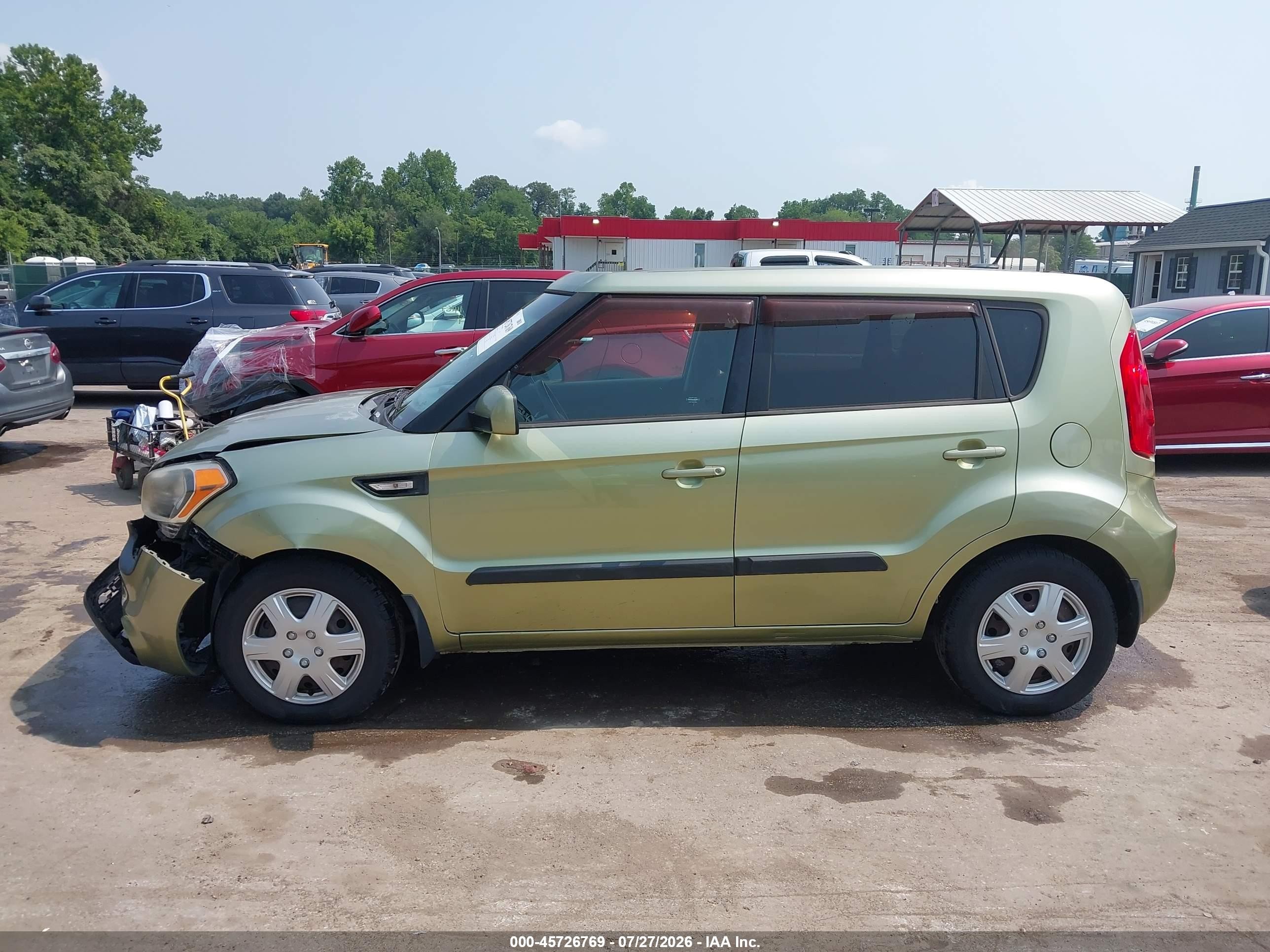 2012 Kia Soul   Green vin: KNDJT2A50C7473622