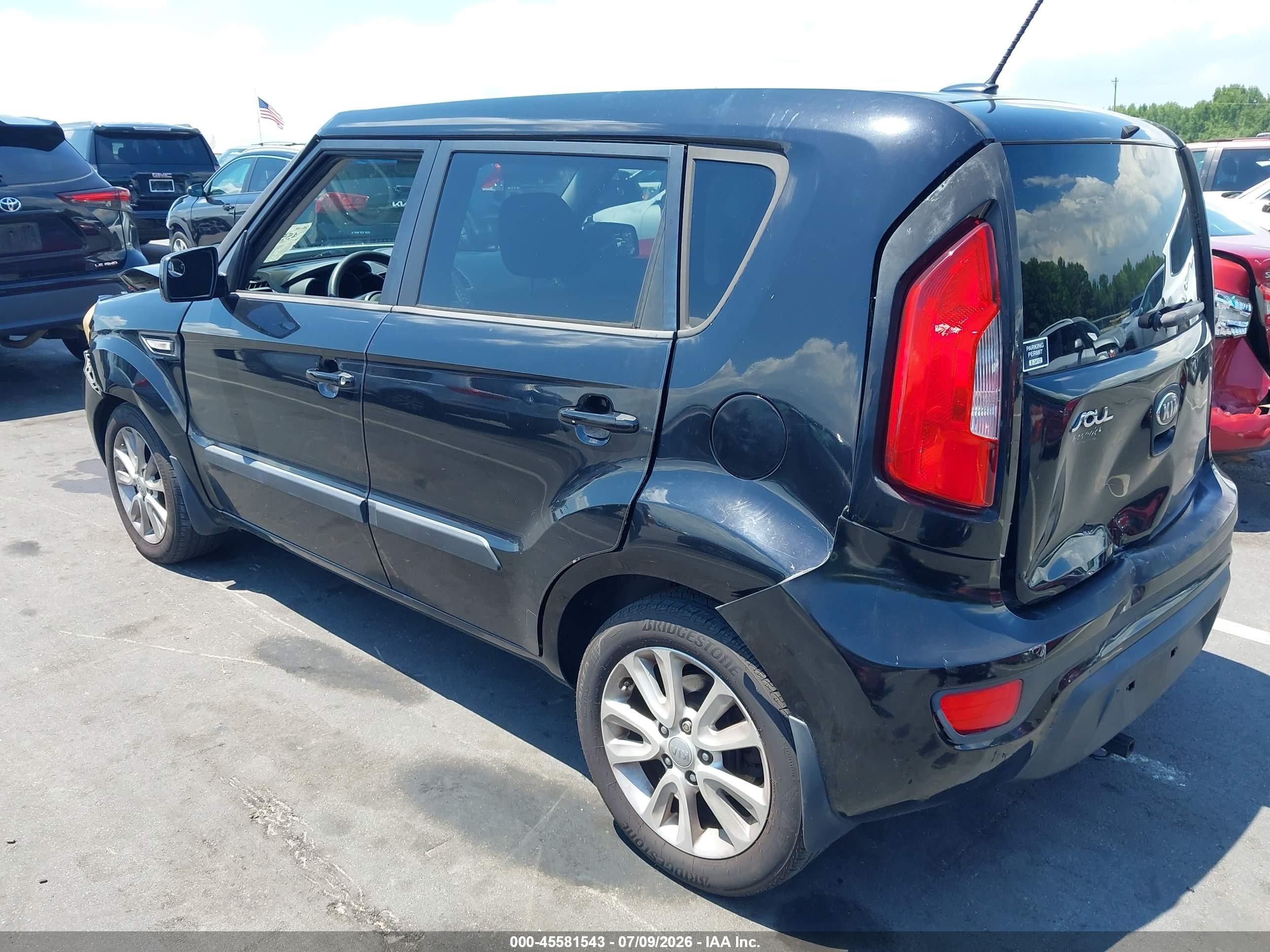 2013 Kia Soul   Black vin: KNDJT2A50D7531195