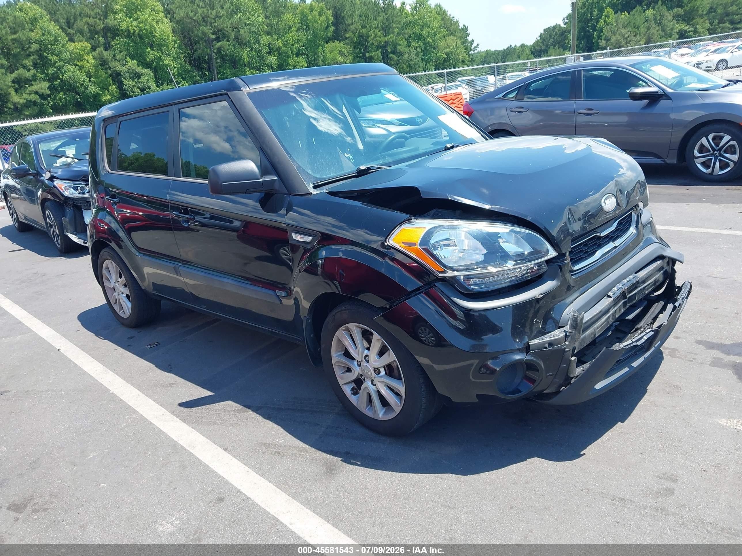 2013 Kia Soul   Black vin: KNDJT2A50D7531195