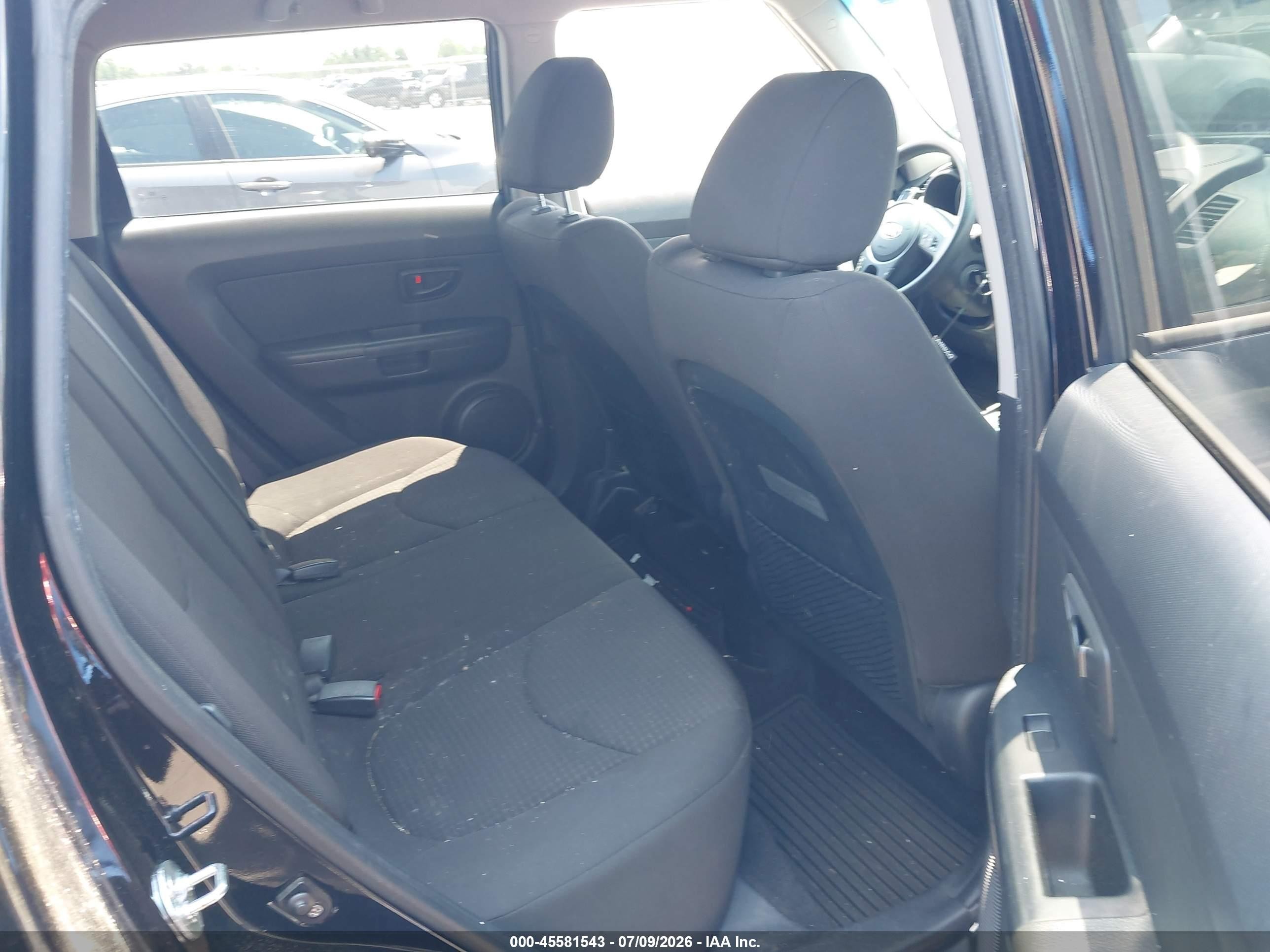 2013 Kia Soul   Black vin: KNDJT2A50D7531195