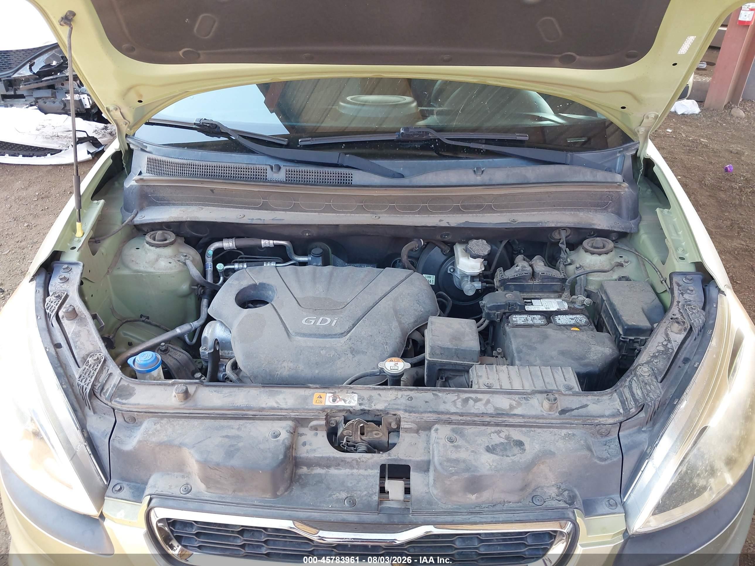 2013 Kia Soul   Зеленый vin: KNDJT2A50D7534050