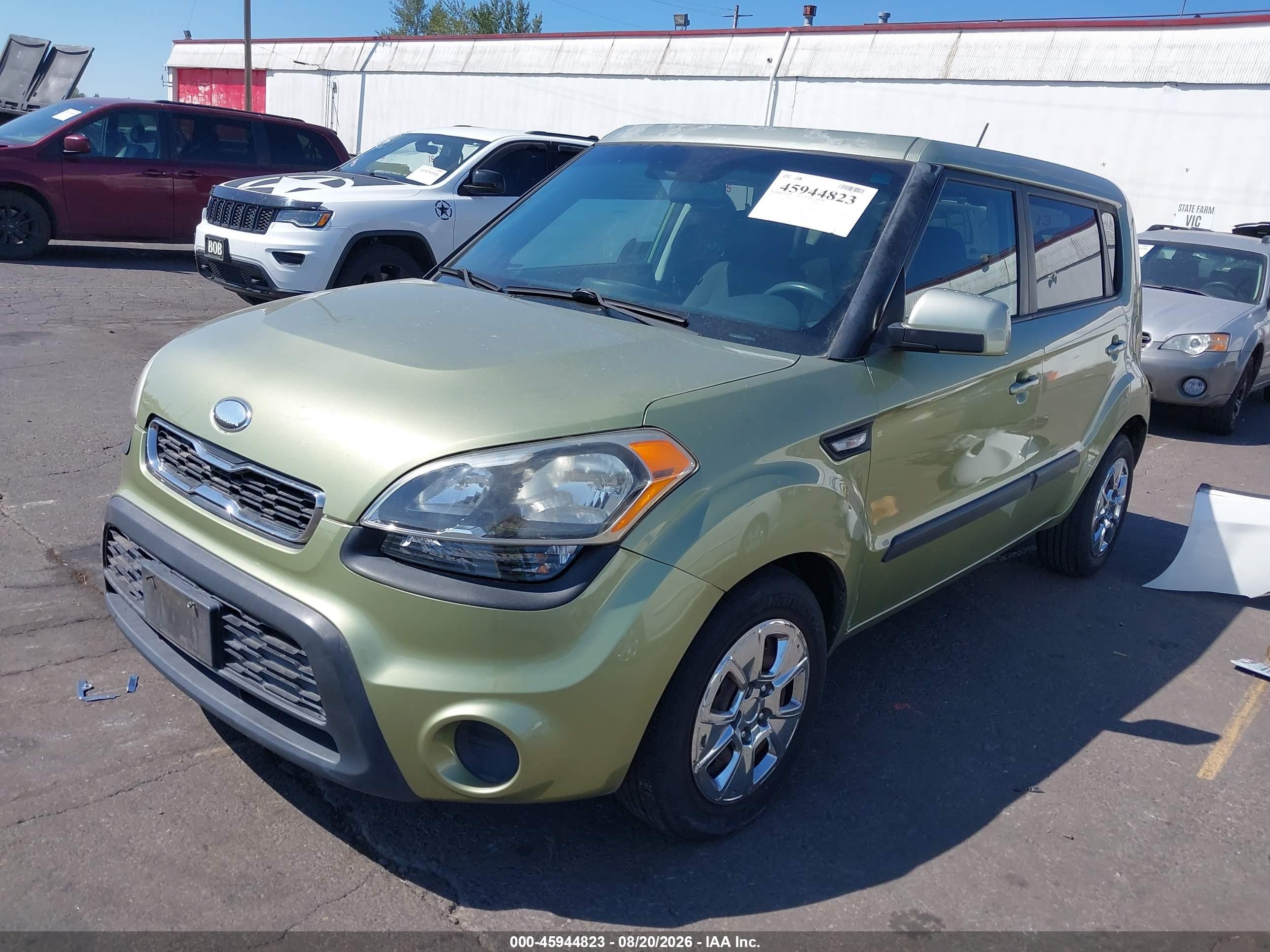 2013 Kia Soul   Green vin: KNDJT2A50D7560079