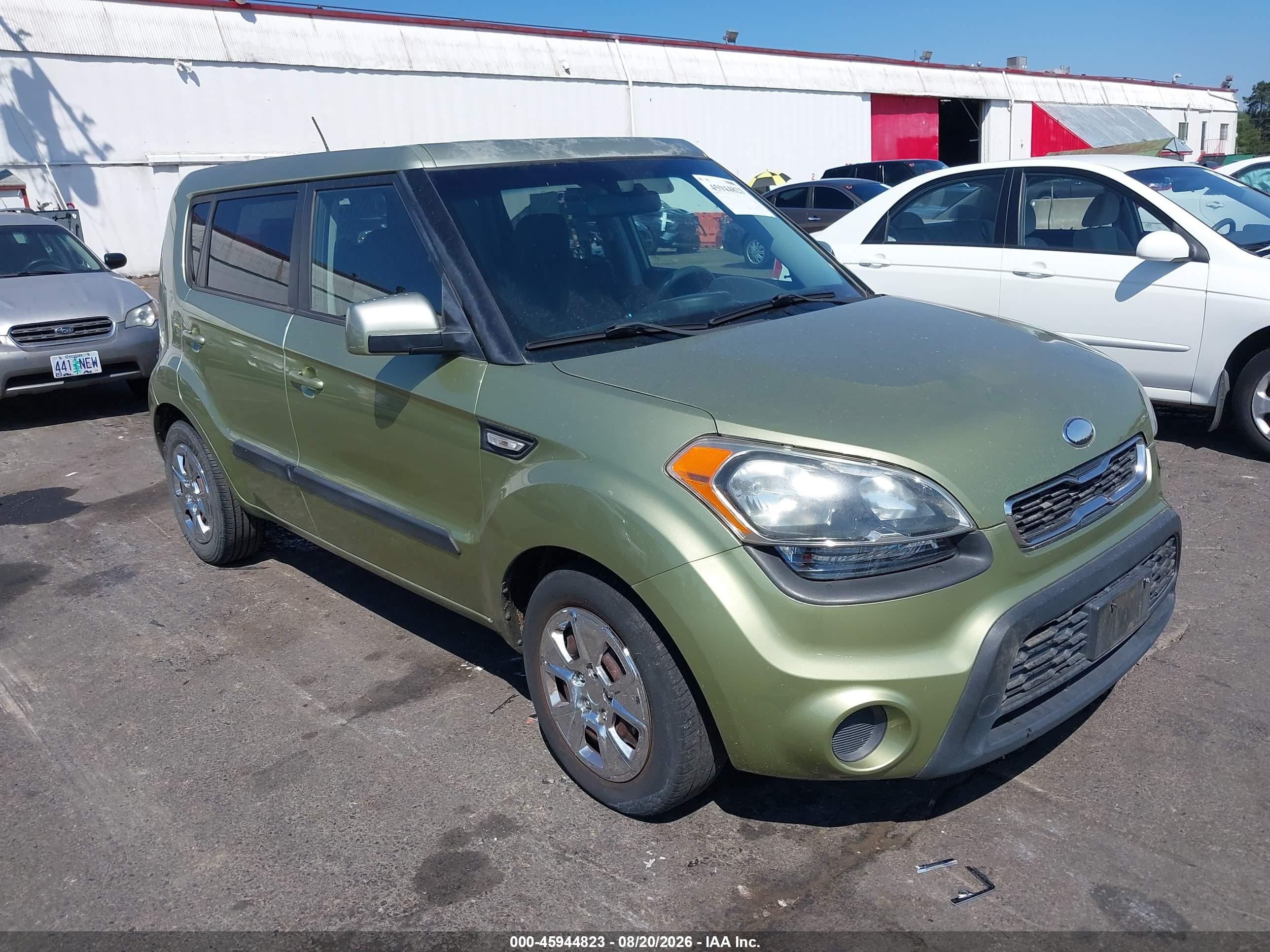 2013 Kia Soul   Green vin: KNDJT2A50D7560079