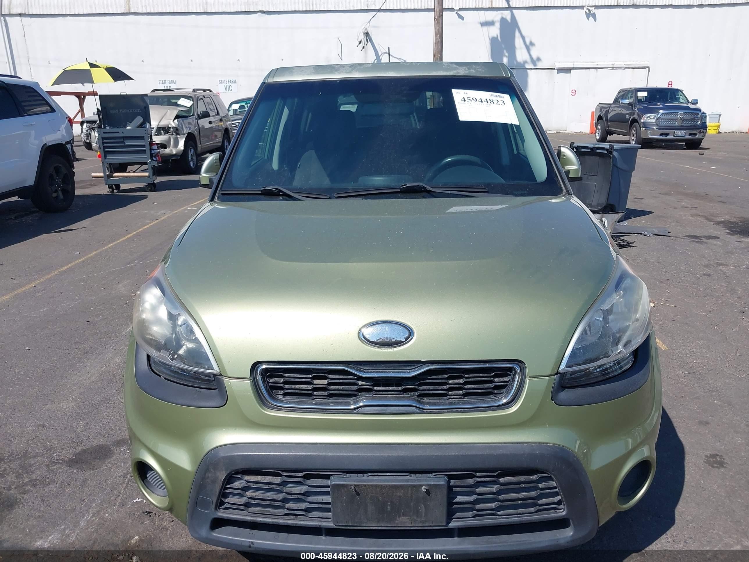 2013 Kia Soul   Green vin: KNDJT2A50D7560079