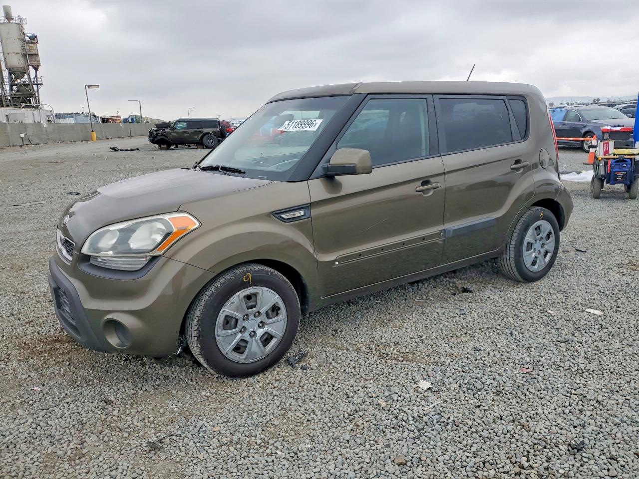 2013 Kia Soul Base Green vin: KNDJT2A50D7564391