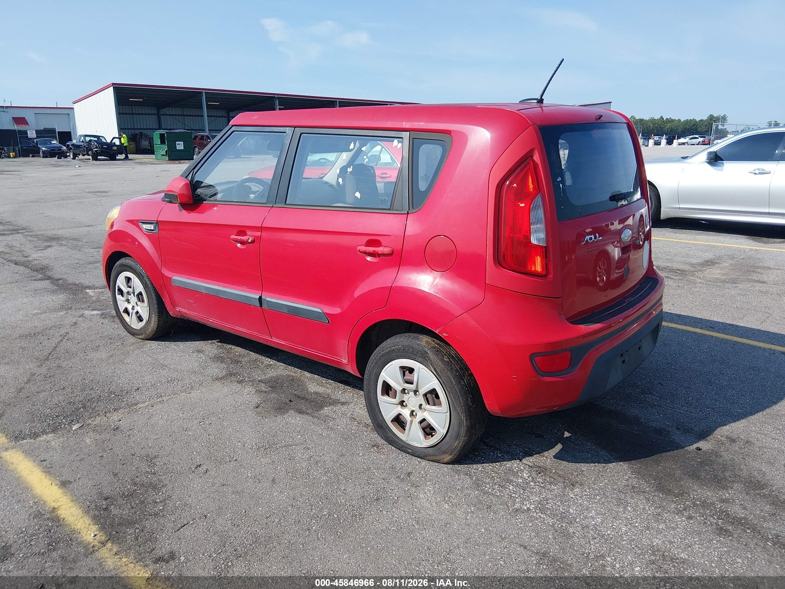 2013 Kia Soul   Red vin: KNDJT2A50D7568747