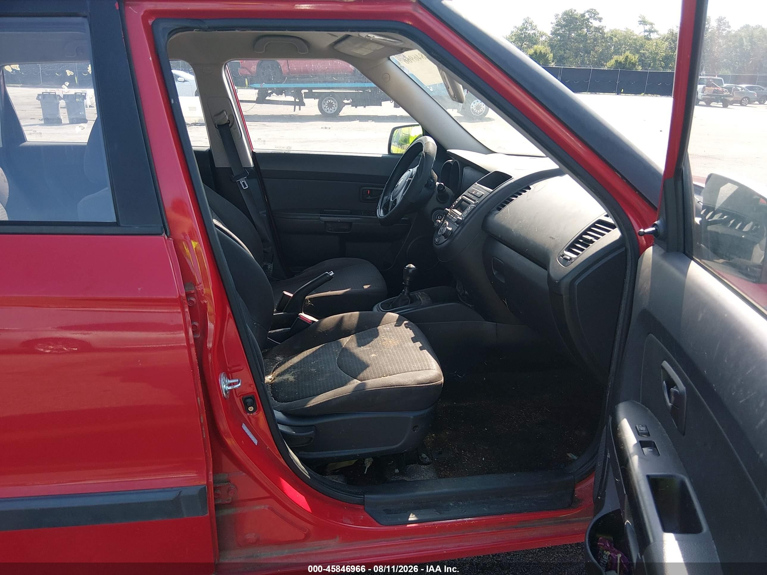 2013 Kia Soul   Red vin: KNDJT2A50D7568747