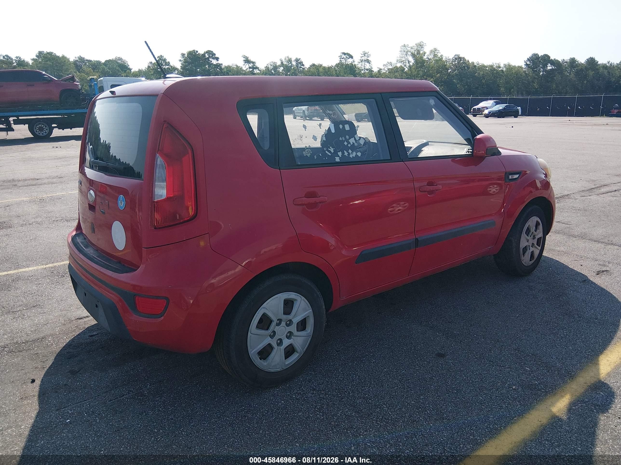 2013 Kia Soul   Red vin: KNDJT2A50D7568747
