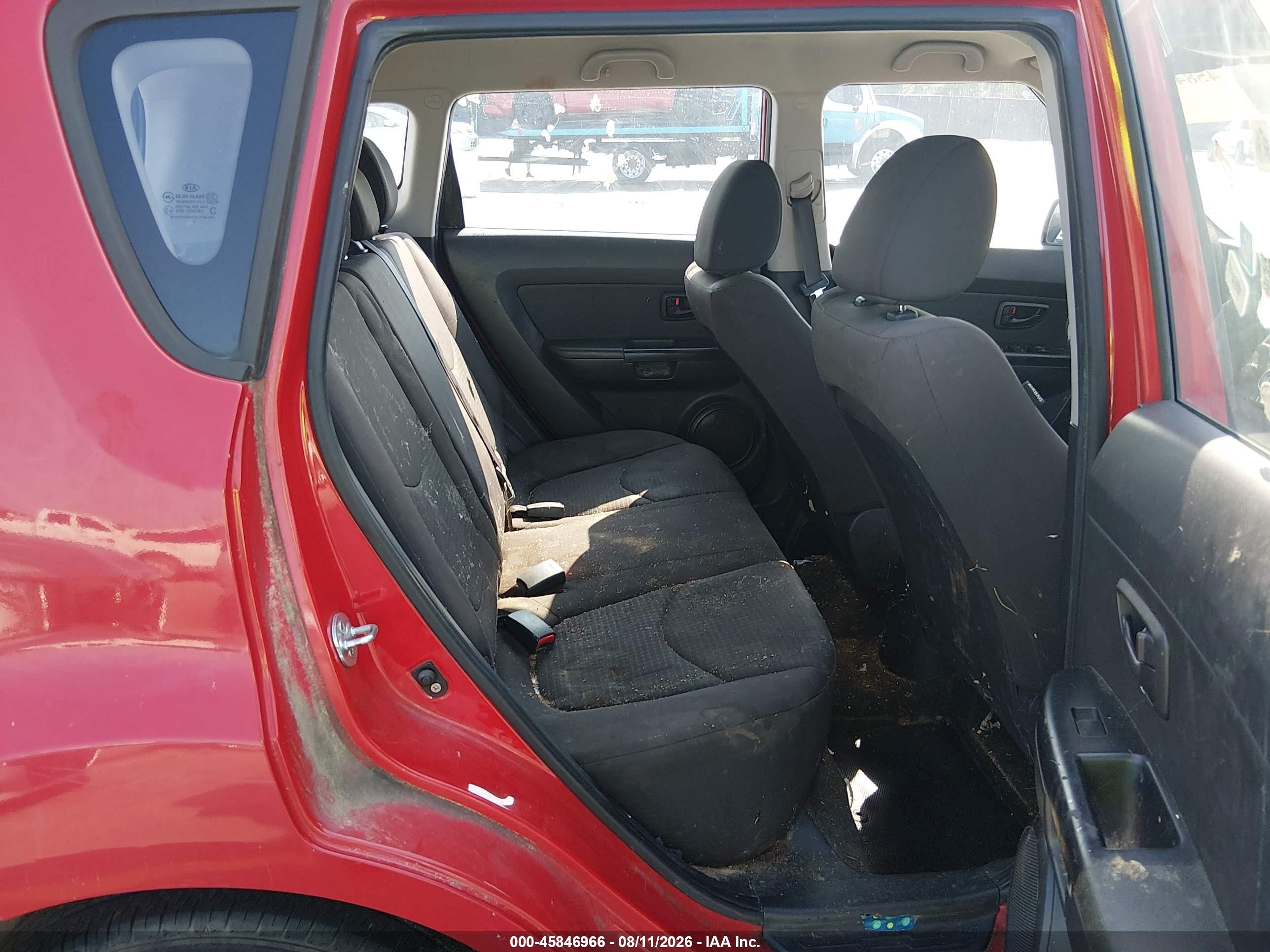 2013 Kia Soul   Red vin: KNDJT2A50D7568747