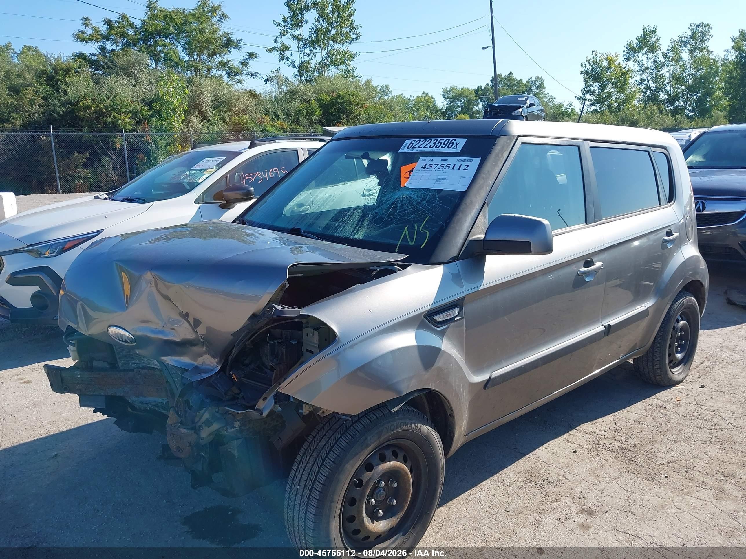 2013 Kia Soul   Gray vin: KNDJT2A50D7571907